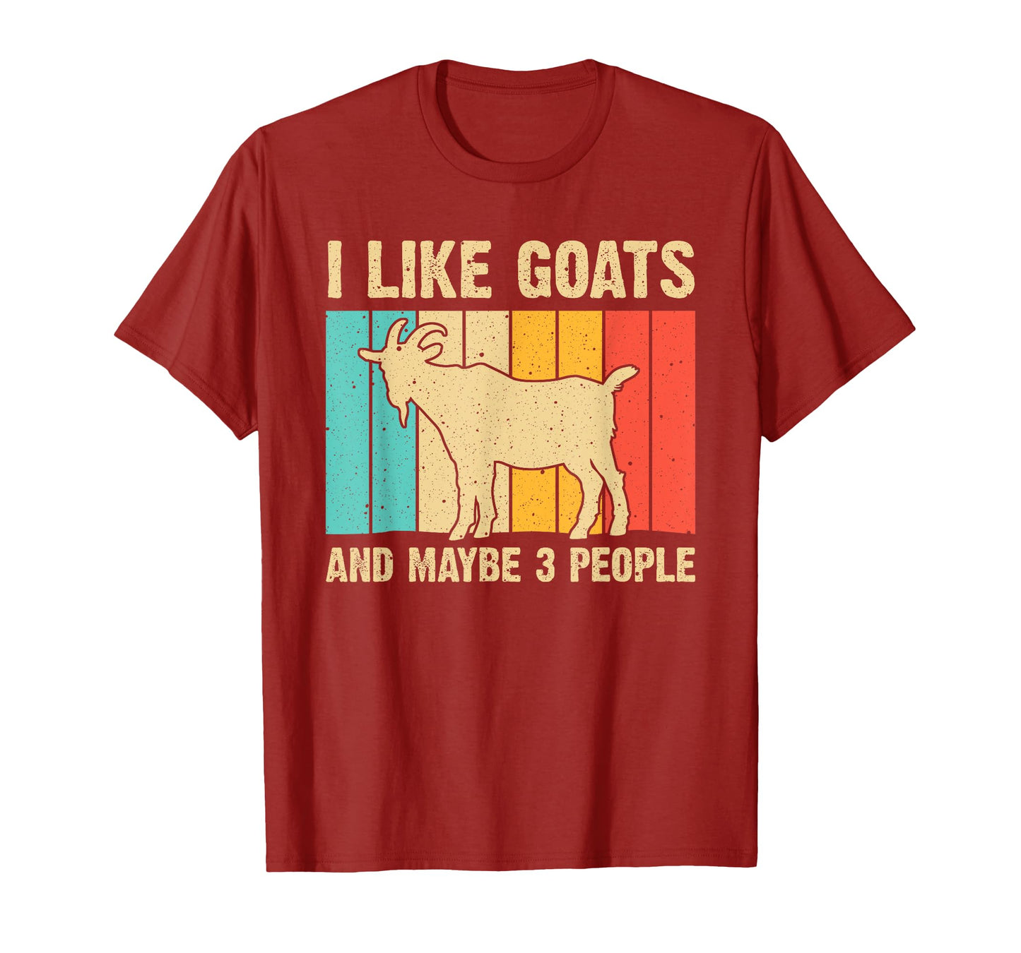 Funny Goat Art For Men Women Kids Farming Goat Lover Stuff T-Shirt