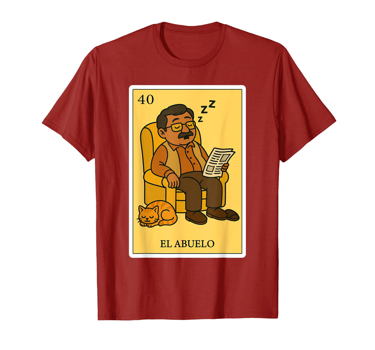 El Abuelo Dormilón | Spanish-Mexican Bingo Gifts for Abuela T-Shirt