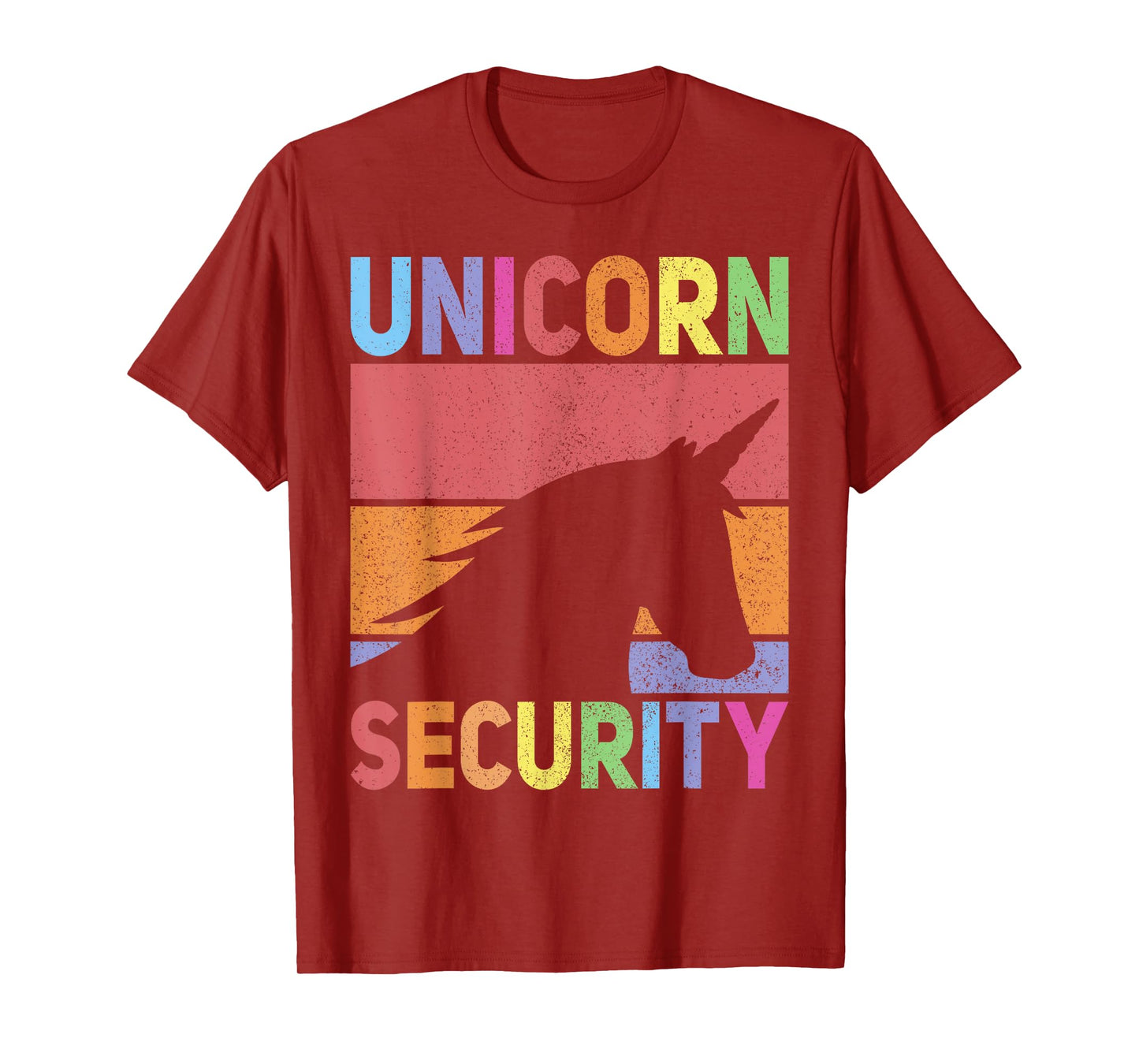 Unicorn Security Retro Unicorn Costume Men Women Unicorn T-Shirt