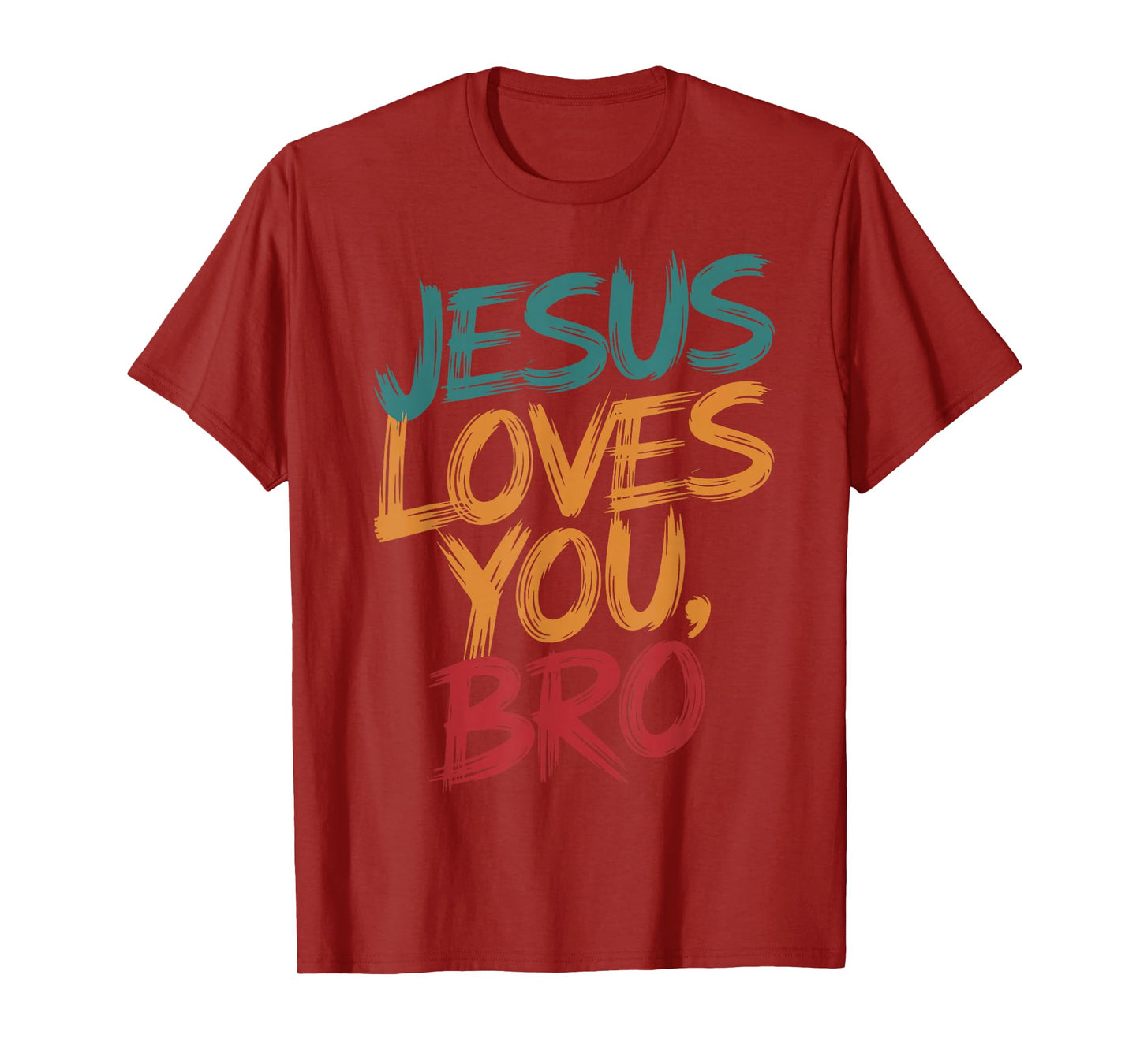 Christian Boy Jesus Loves You Bro Trust God Saves Me Toddler T-Shirt