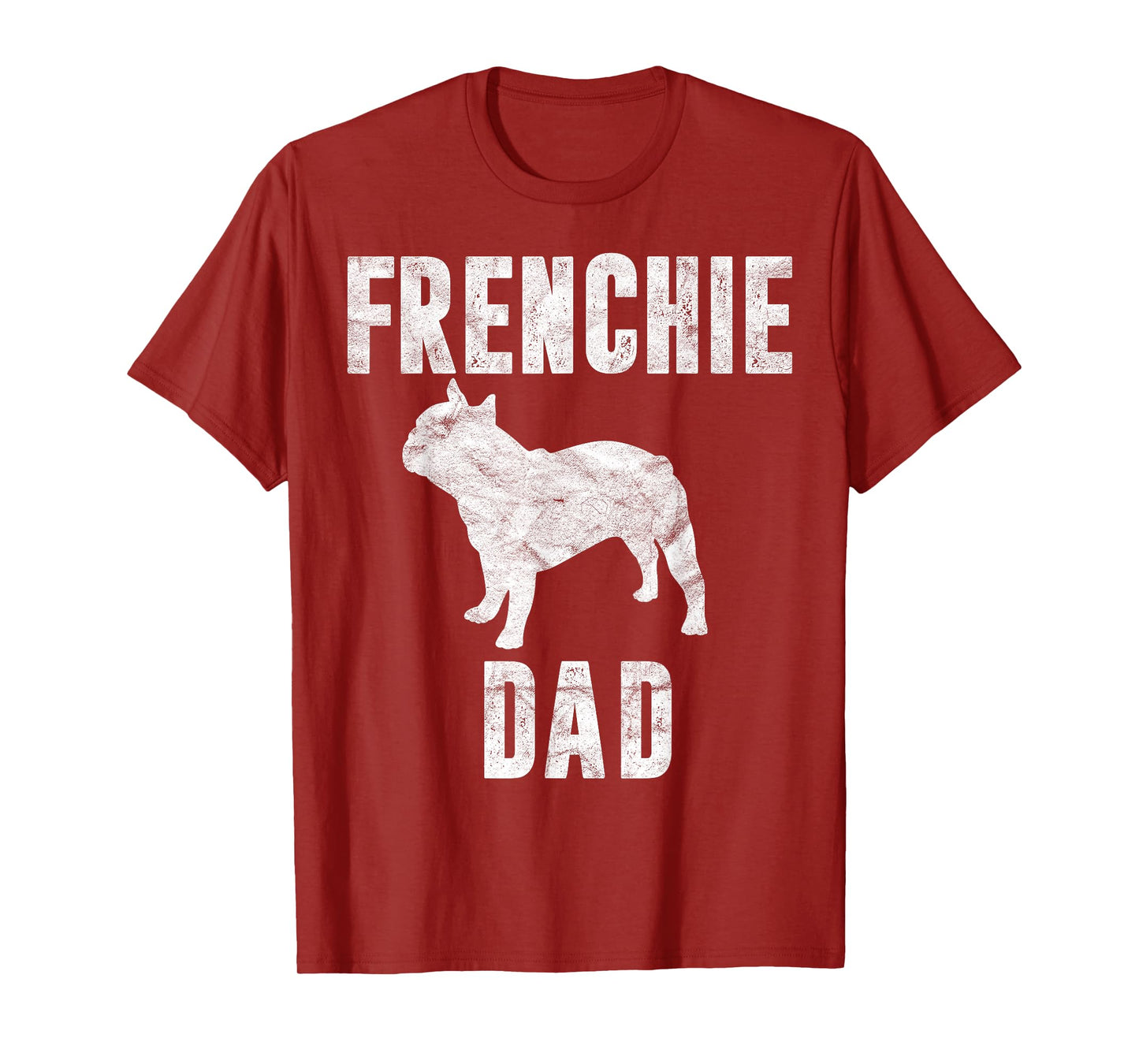 Vintage French Bulldog Dad Dog Daddy Frenchie Father T-Shirt