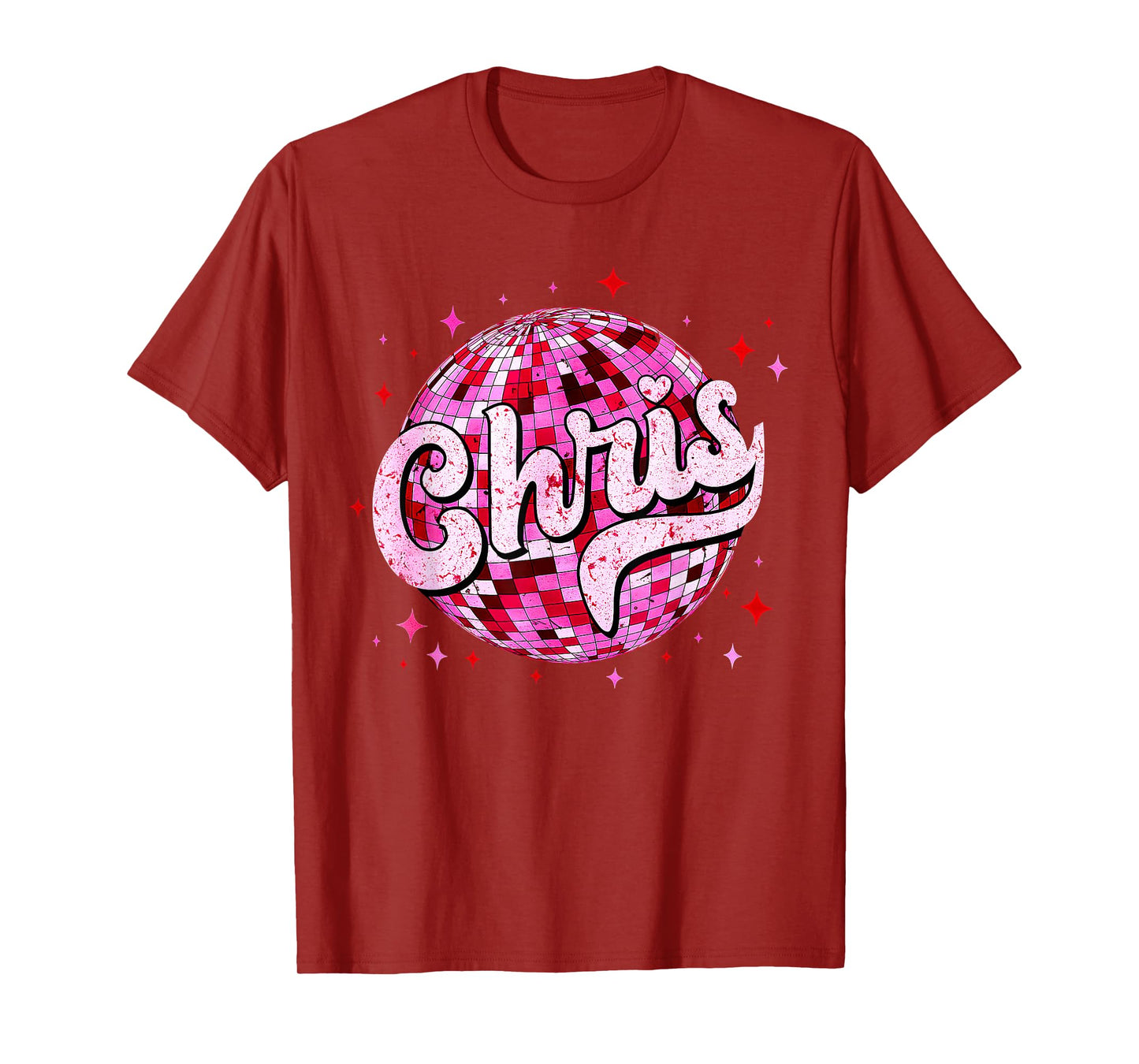 Groovy Chris First Name Personalized I Love Chris Tees Meme T-Shirt