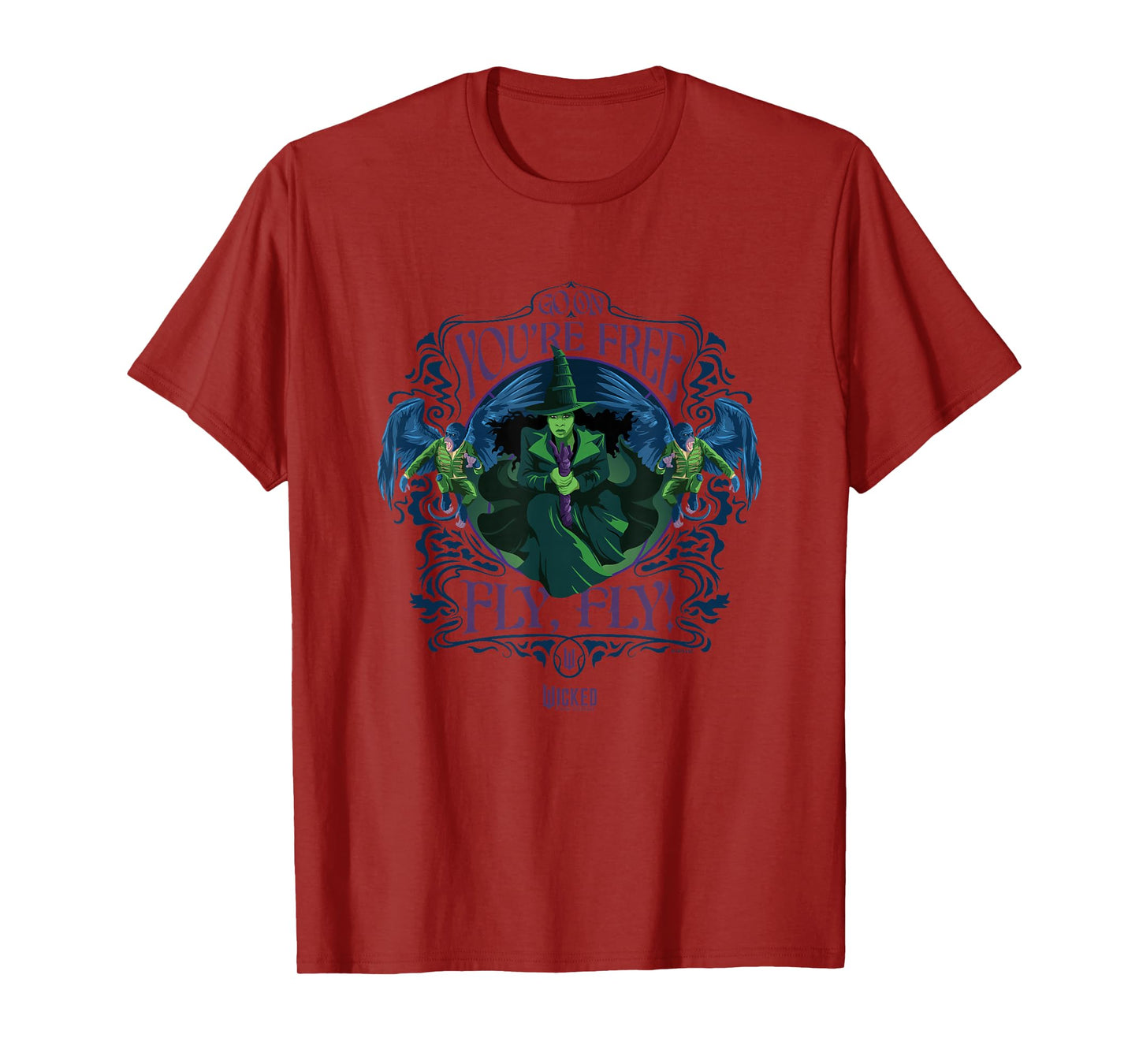 Wicked: For Good Elphaba You're Free Fly T-Shirt