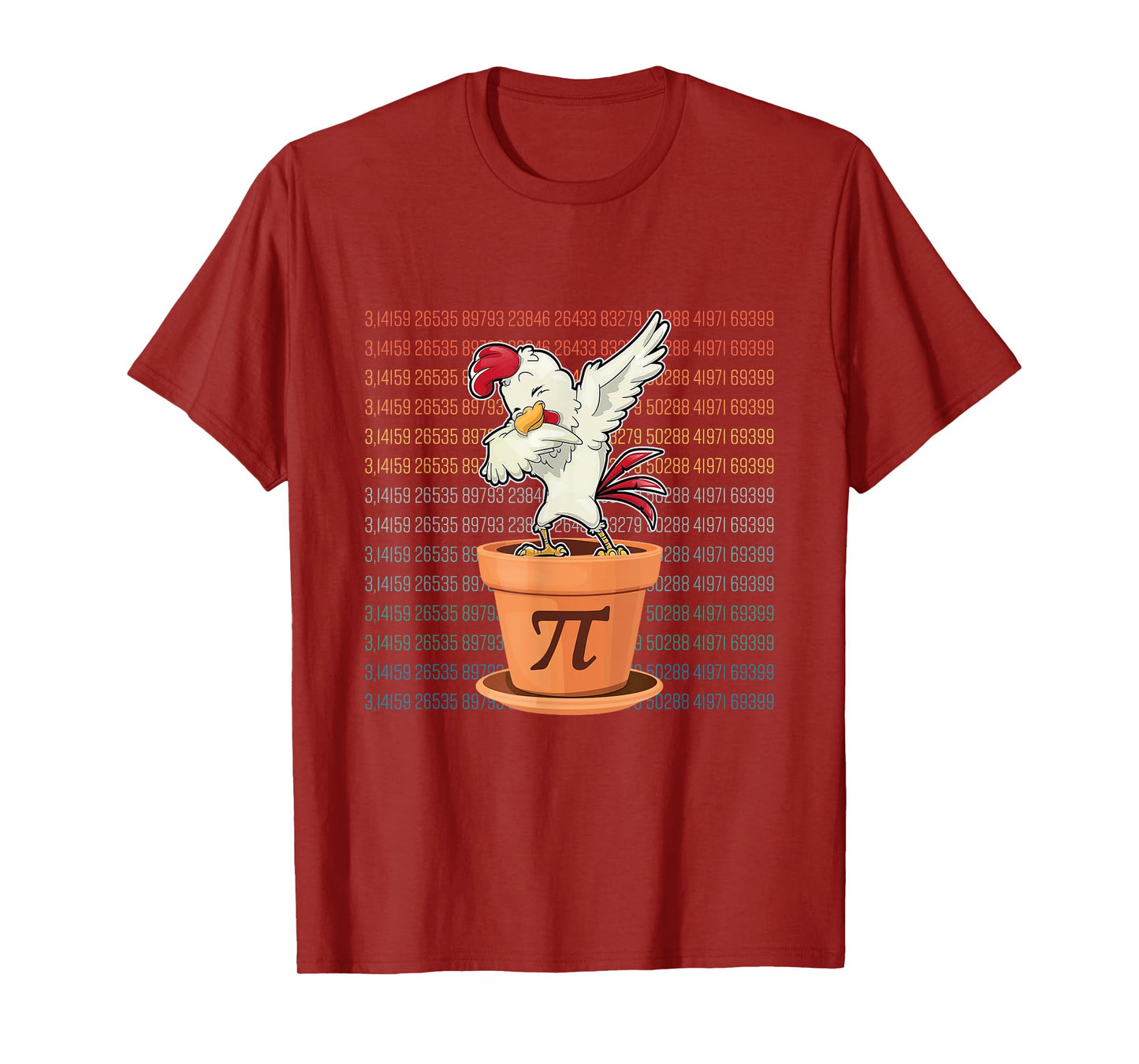 New Chicken Pot Pi Day Pie Math Lover Geek Gift 3.14 T-Shirt