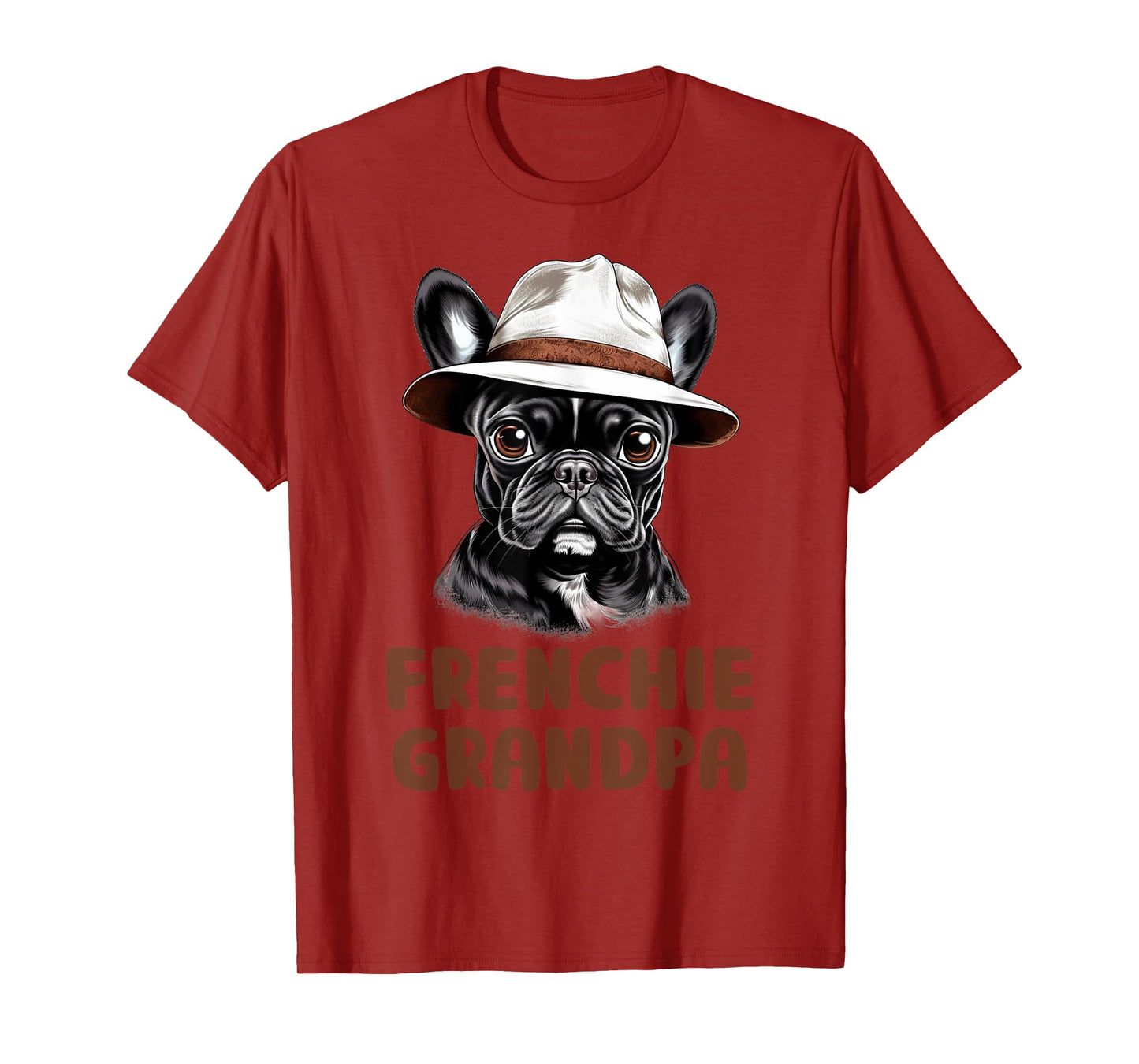 Frenchie Grandpa Dog Lover Gift Funny French Bulldog Owner T-Shirt