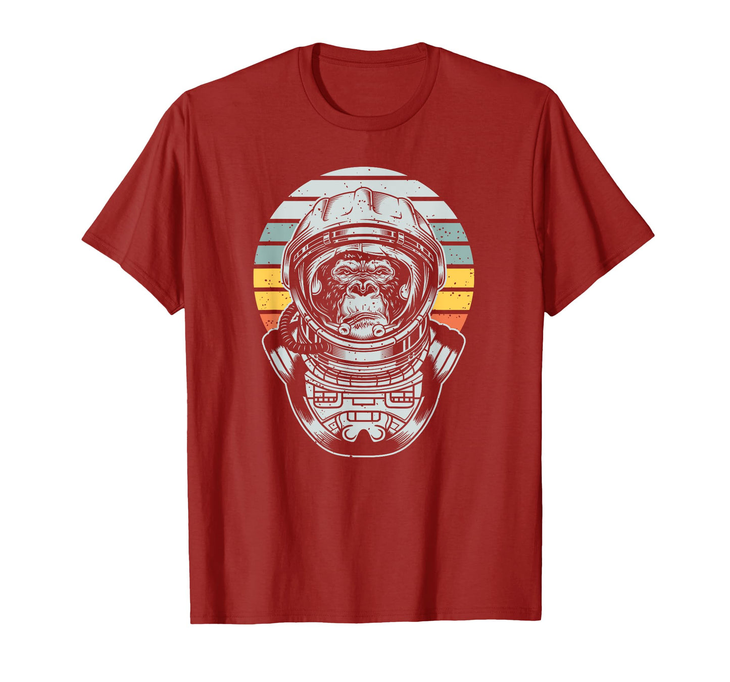 Retro Astronaut Space Monkey T-Shirt
