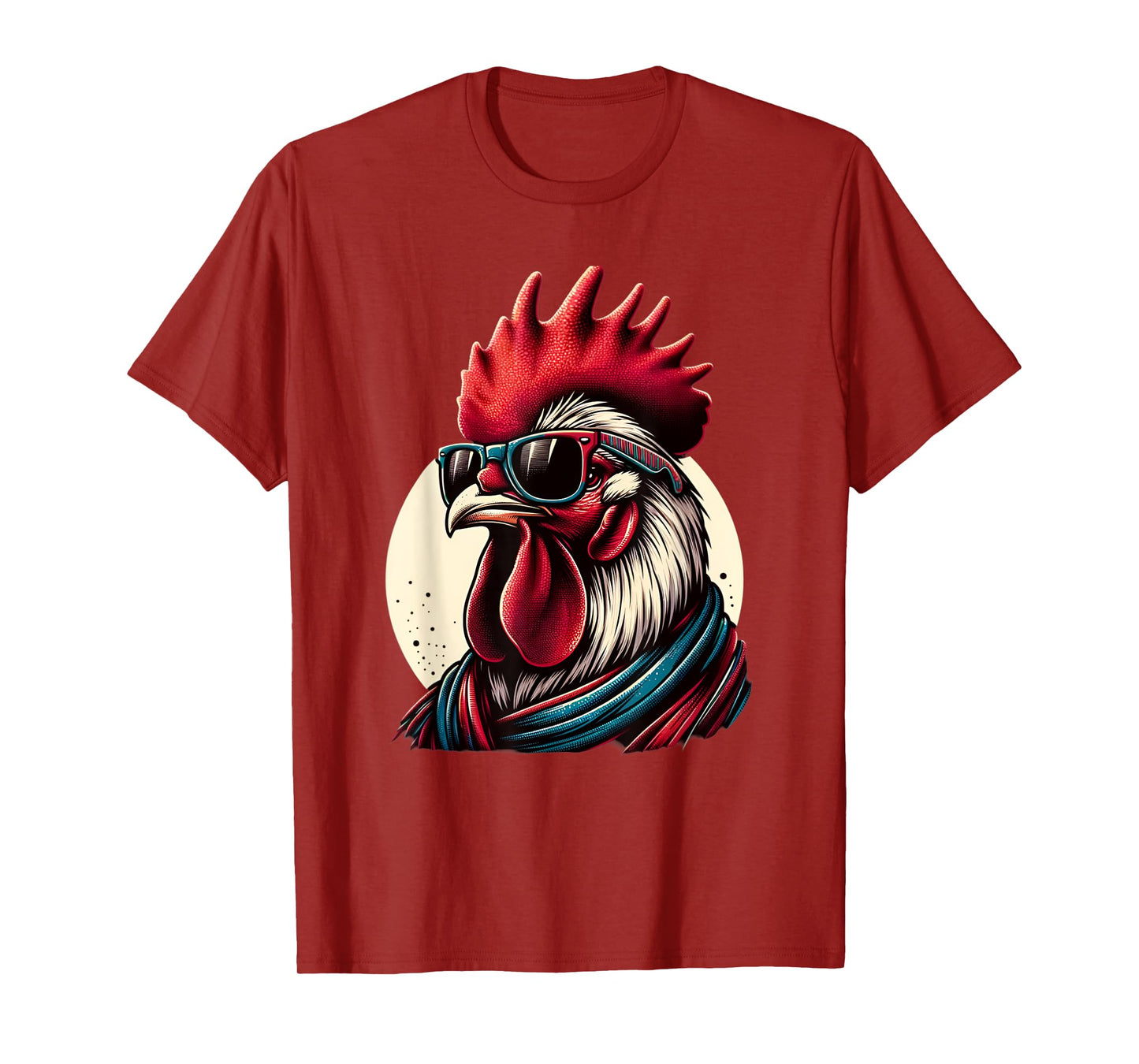 Rooster Wearing Sunglasses Retro chicken kids T-Shirt