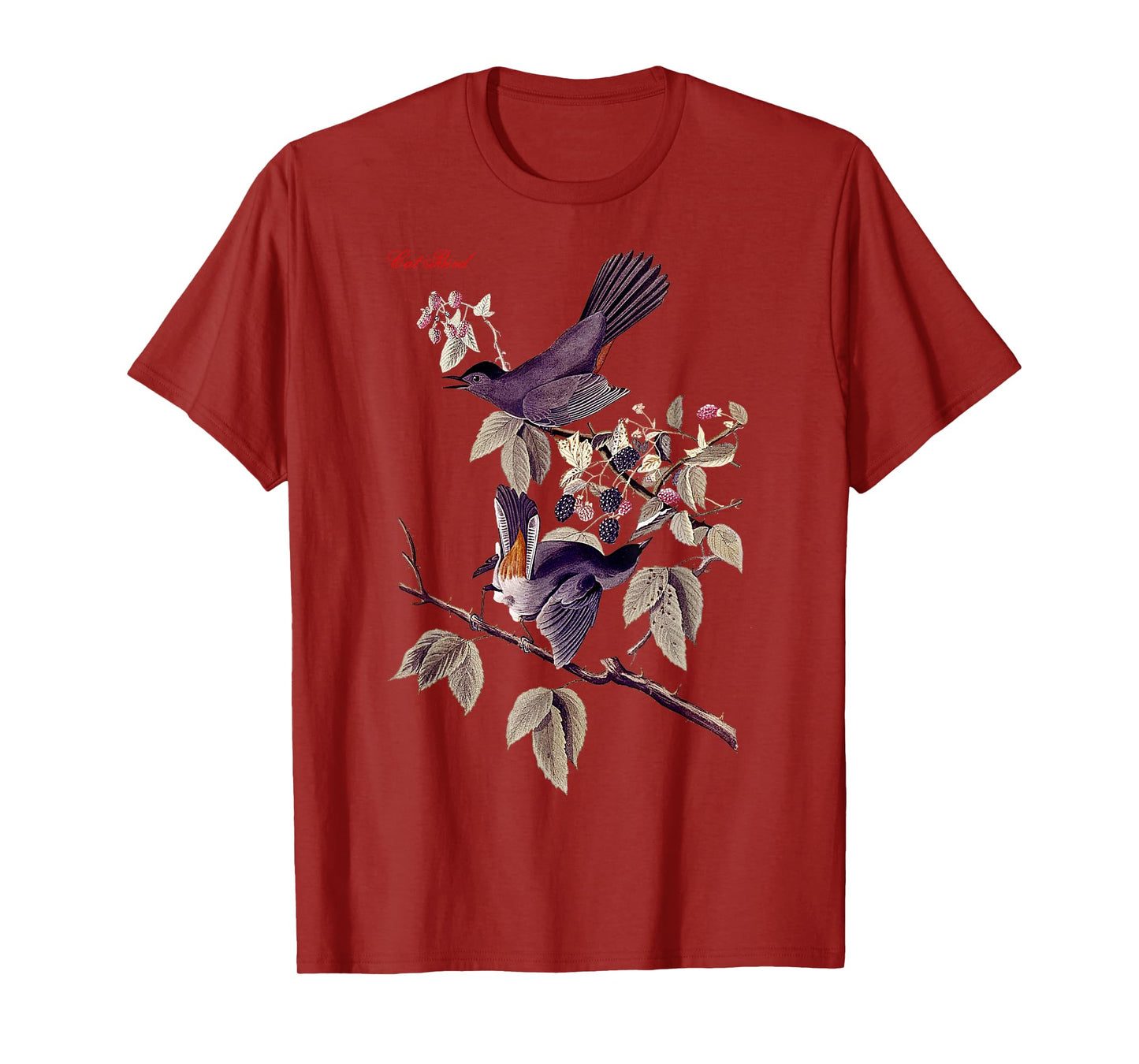 Audubon Cat Bird North American Birds Education Nature T-Shirt