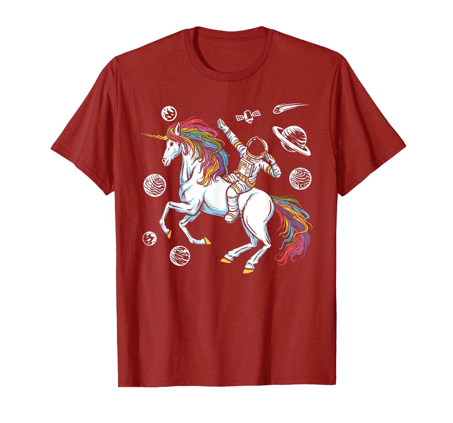 Magical Unicorn Girls Cosmonaut Gift Space Travel Astronaut T-Shirt