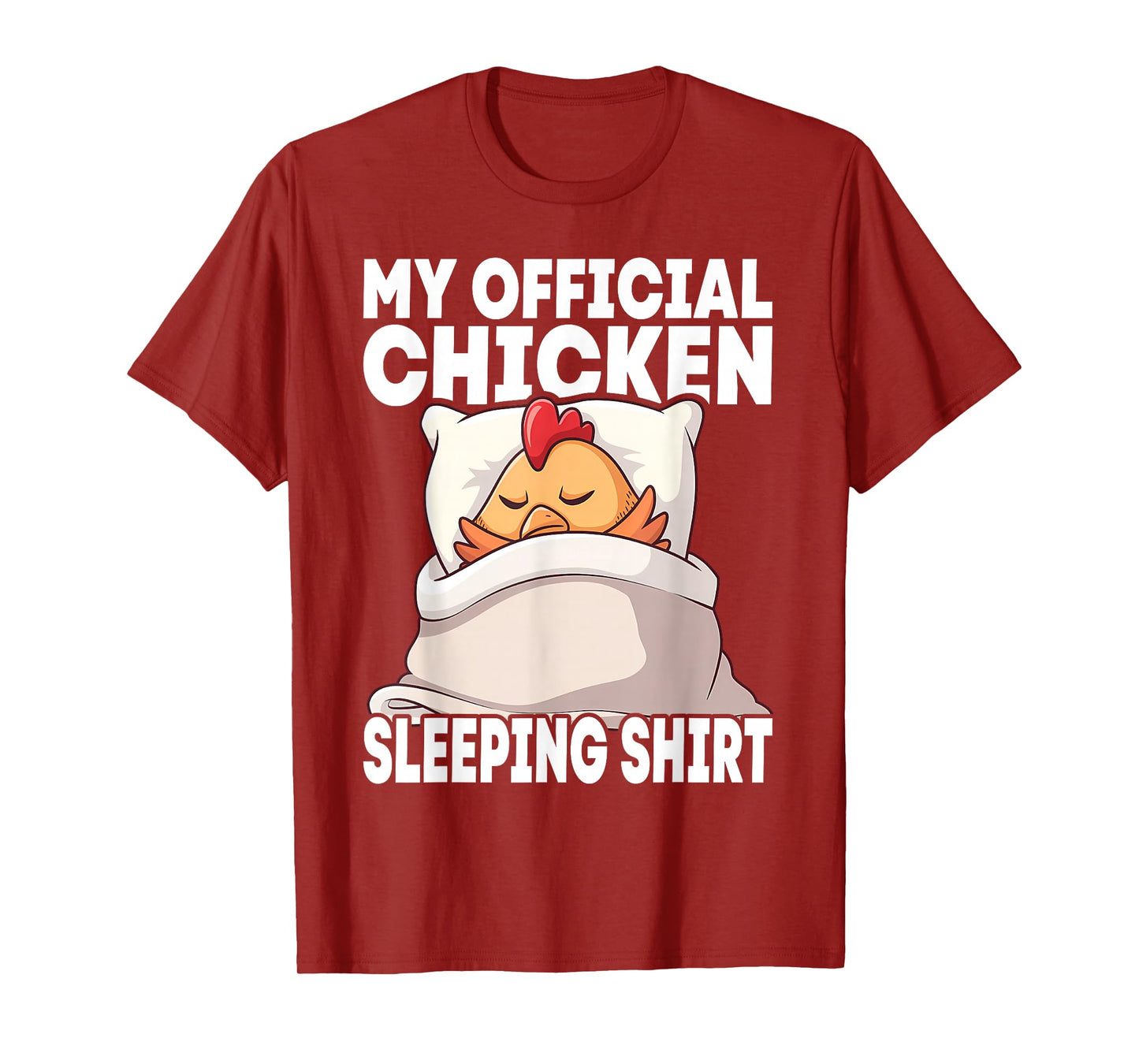 My Official Sleeping PJ Pajama Top Chicken T-Shirt