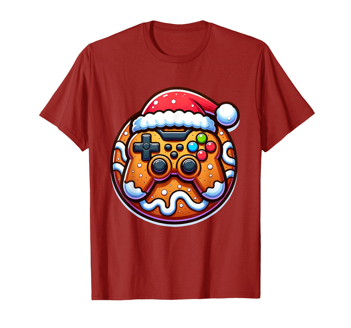 Christmas Gamer Boys Video Games Santa Controller Xmas Funny T-Shirt