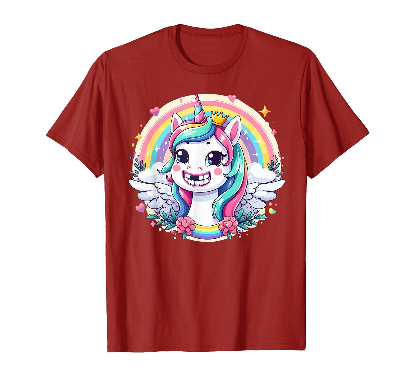 I Lost My First Tooth Teeth Out Cute Unicorn T-Shirt