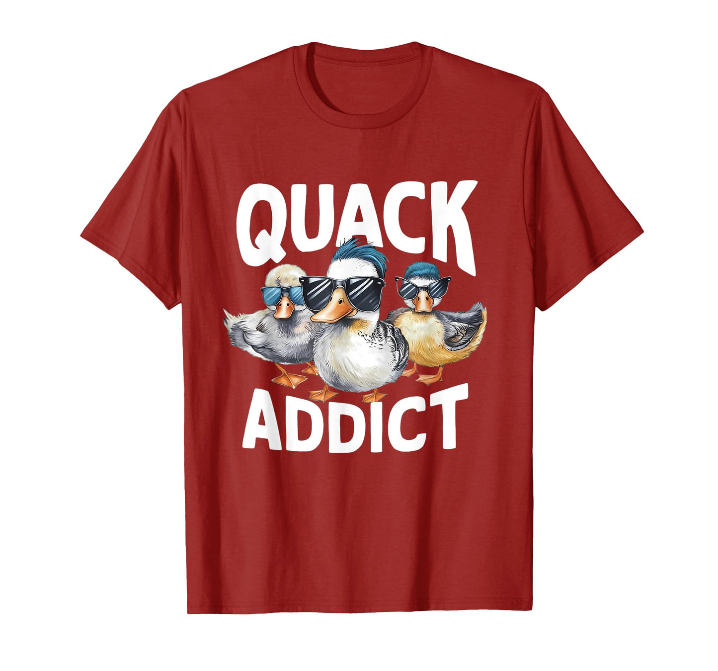 Quack Addict Funny Mallard Duck Lover T-Shirt