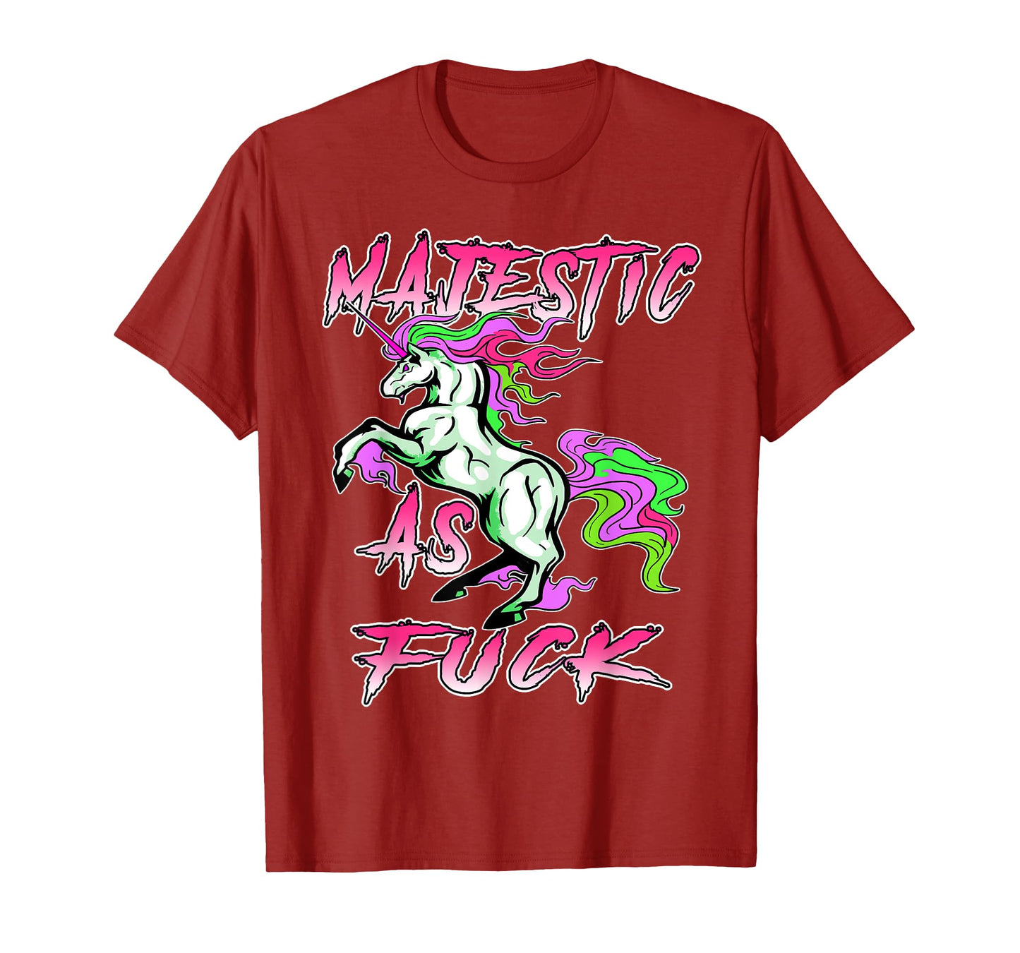 Majestic as Fuck Unicorn Shirt, Fucking Magical, Funny Humor T-Shirt
