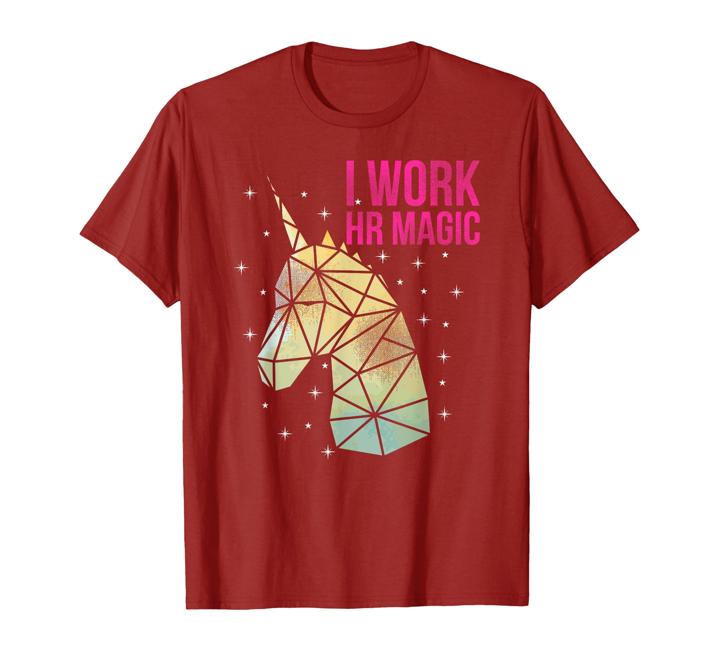 HR Work Magic Unicorn Human Resources Fun Art T-Shirt