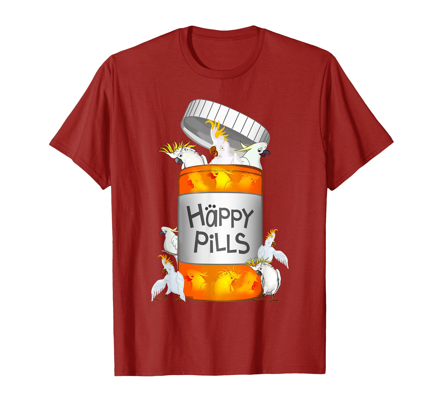 Cockatoo Happy Pills T-shirt