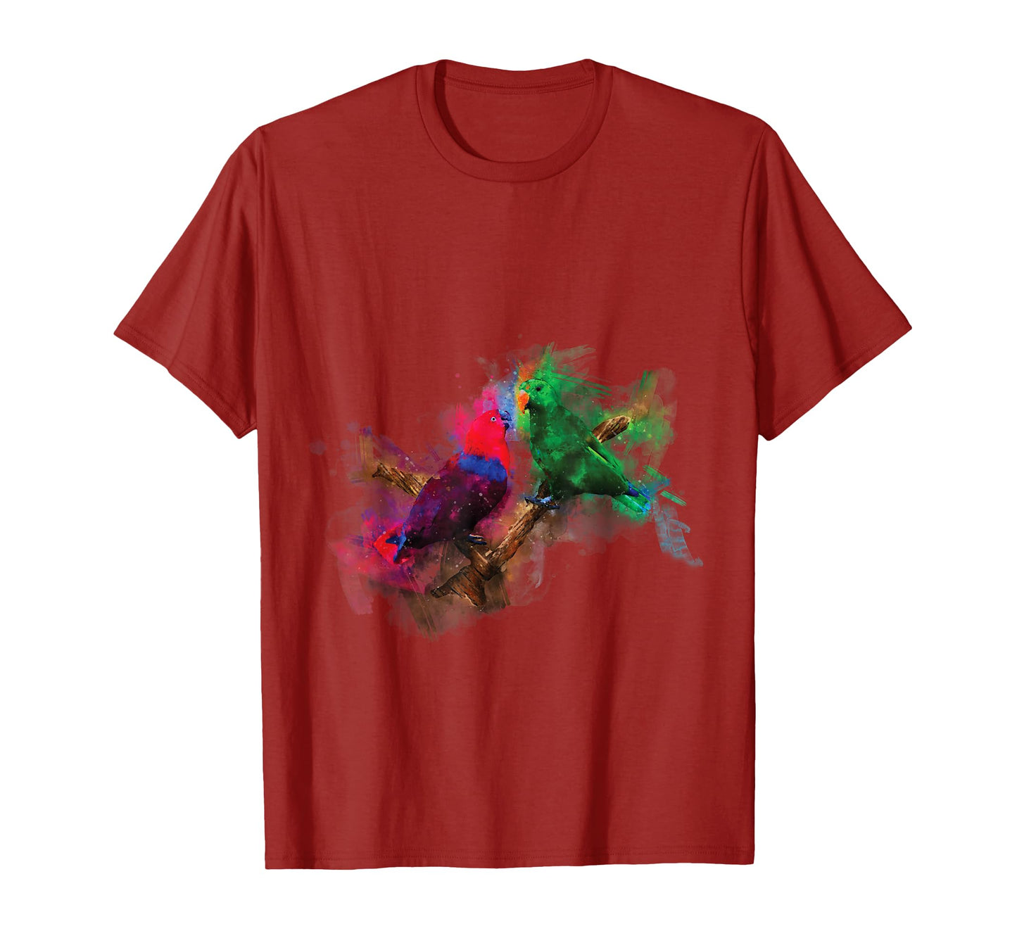 Watercolor Eclectus Parrot T-Shirt