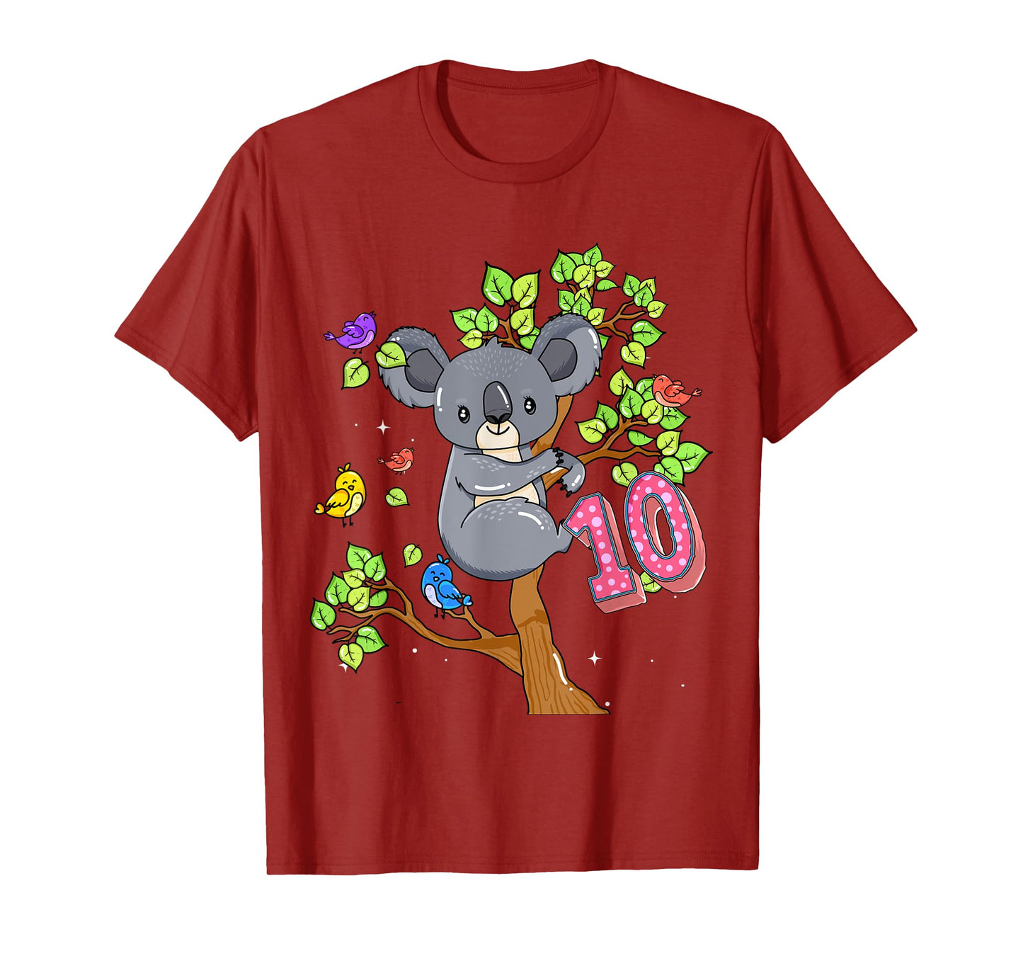 Koala Bear 10th Birthday Girl 10 Year Old Birthday Koalas Bd T-Shirt