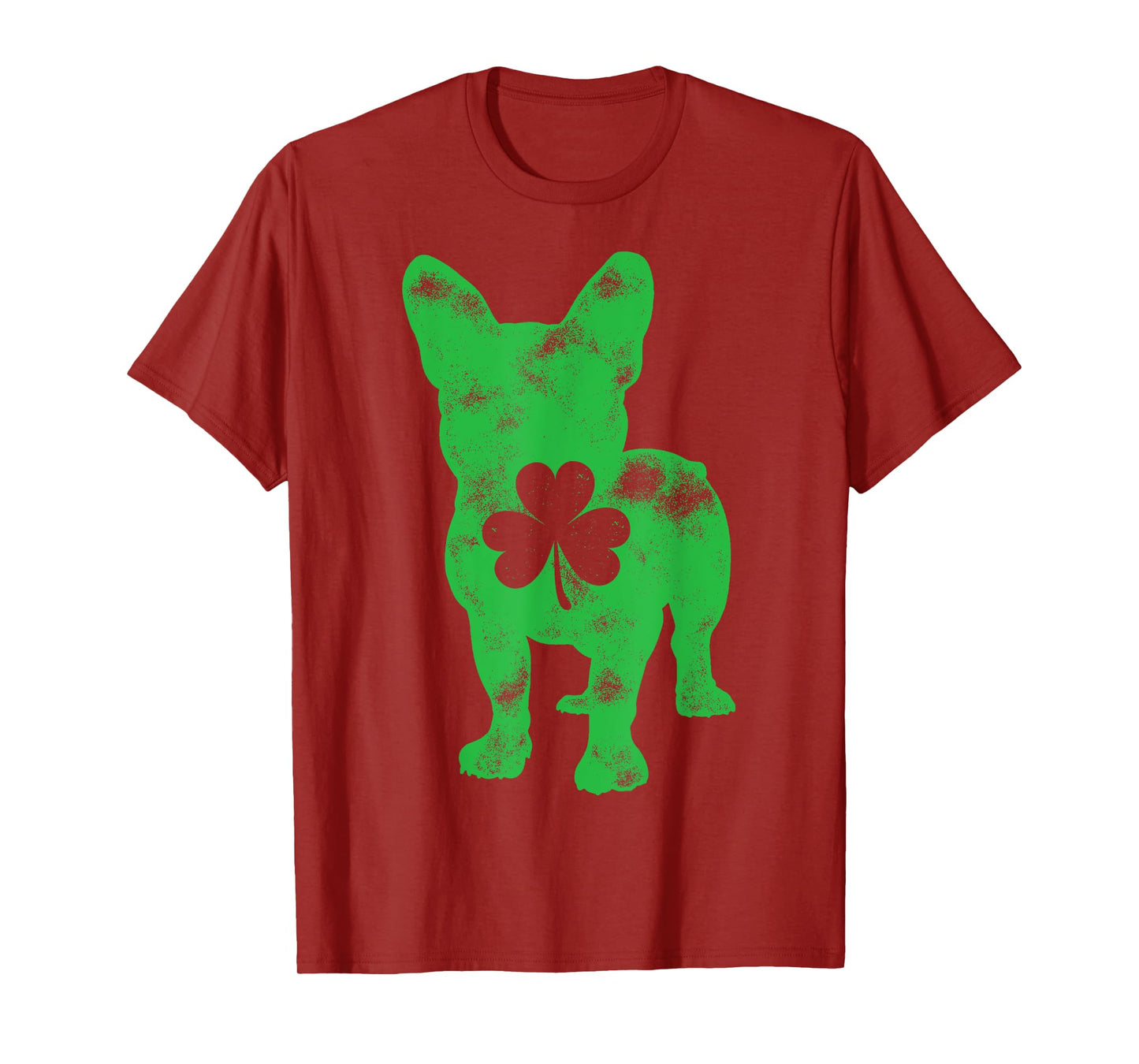 French Bulldog St Patrick's Day Boys Girls Shamrock Dog Lover T-Shirt