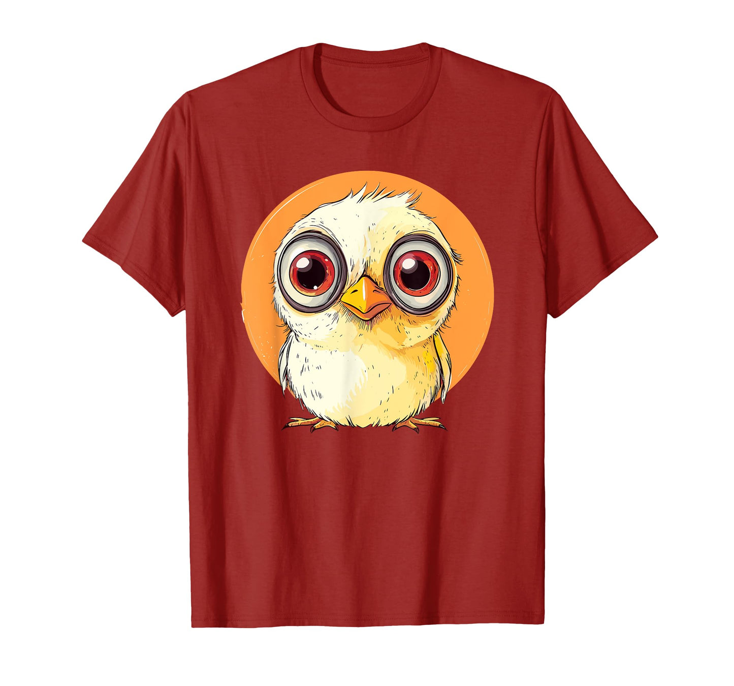 Cute Big-Eyed Bird T-Shirt
