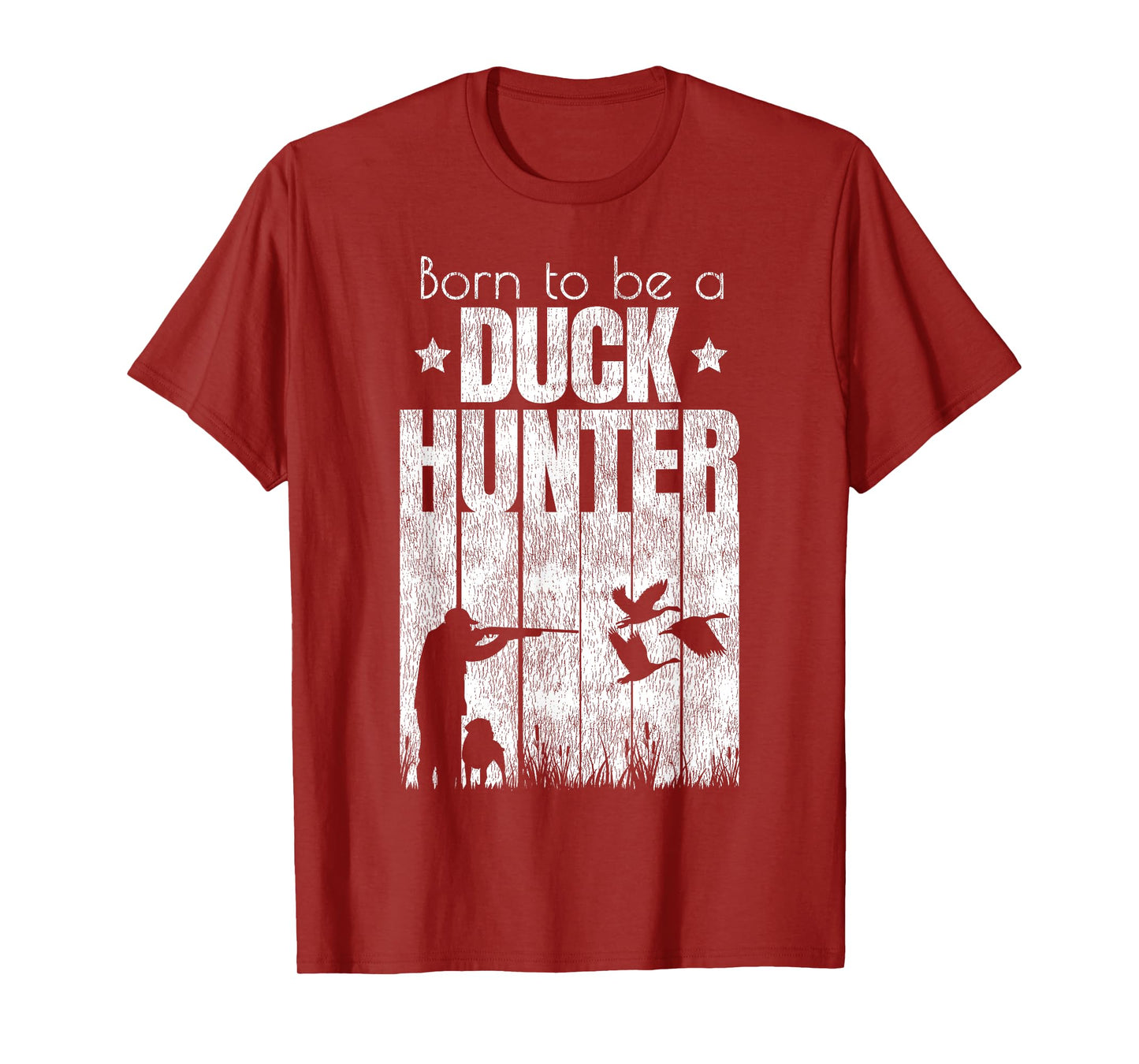 Duck Hunting Hunter Vintage Born To Be A Duck Hunter T-Shirt
