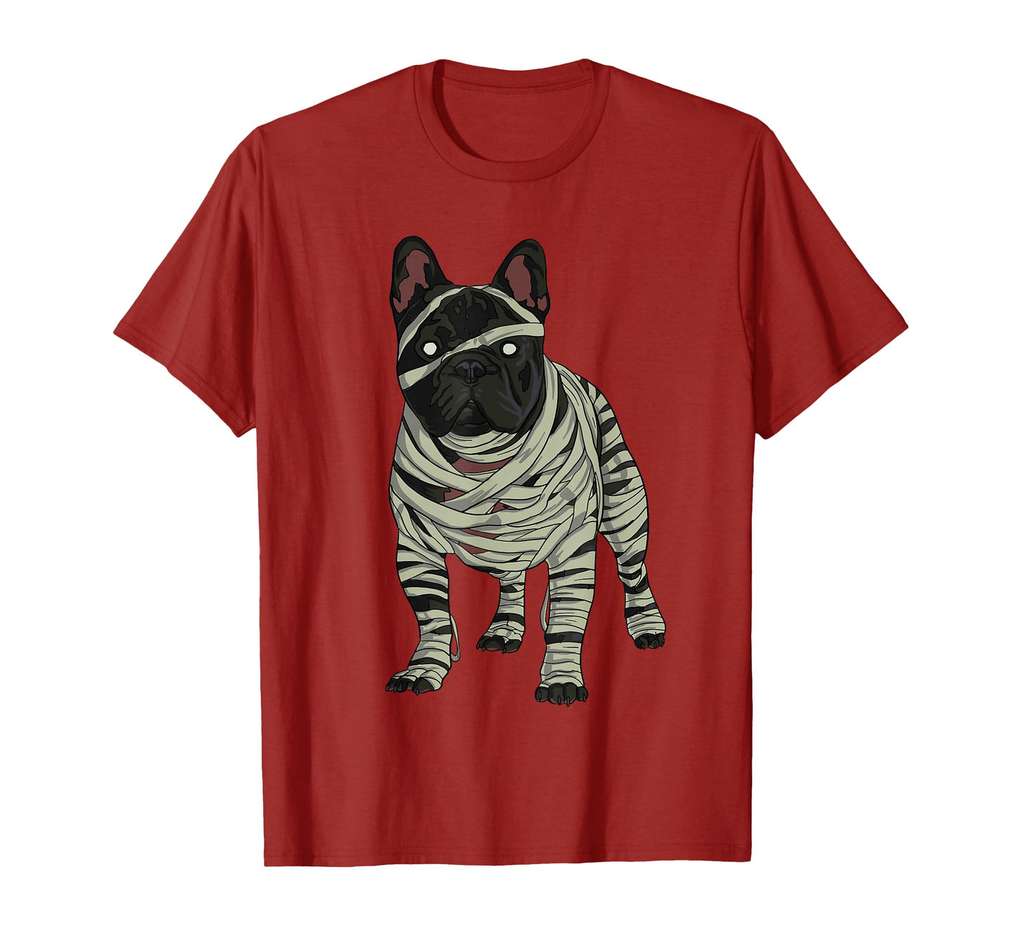 French Bulldog Dog Mummy Halloween Costume Dog Lovers T-Shirt