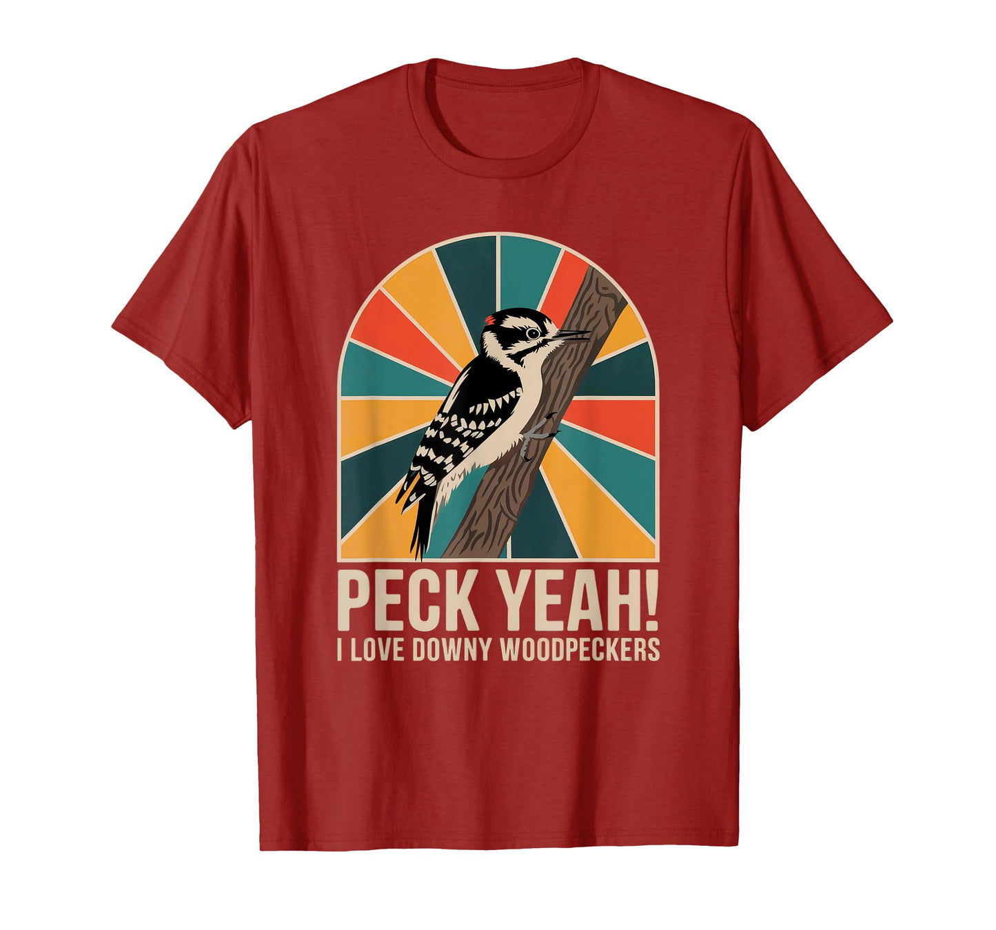 Downy Woodpecker – Nature Lover’s Bird Design T-Shirt