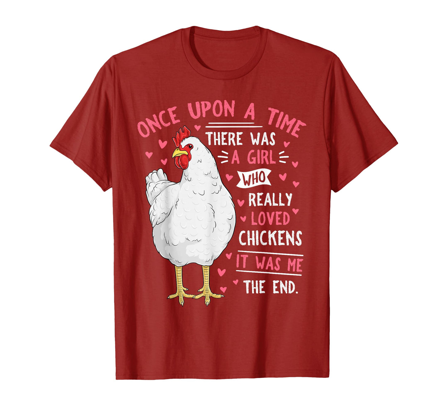 Funny Chicken Lover Women Girls Cute Farm Animal Hen T-Shirt
