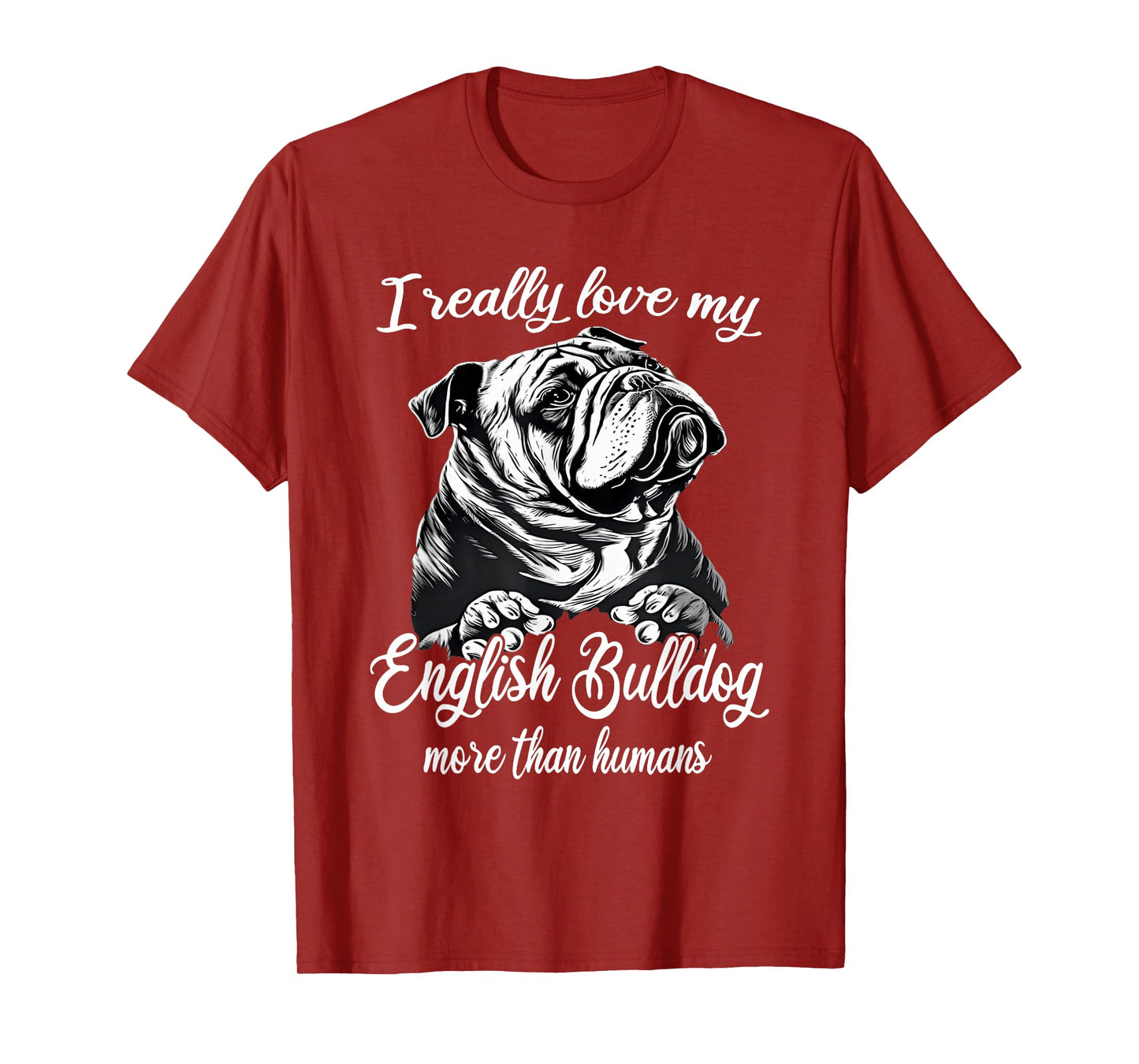 English Bulldog Outfit Love My English Bulldog T-Shirt