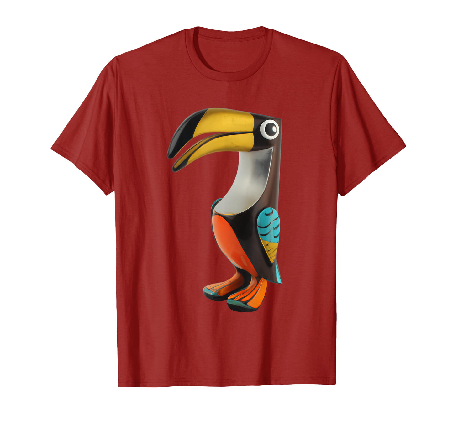 Mid Century Modern Toucan Tiki T-Shirt