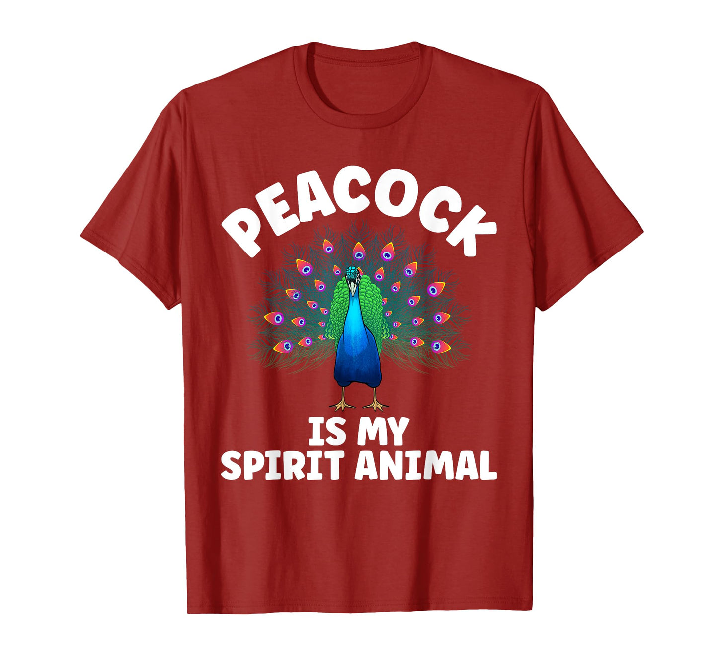 Funny Peacock Design For Men Women Pheasant Peacock Lovers T-Shirt