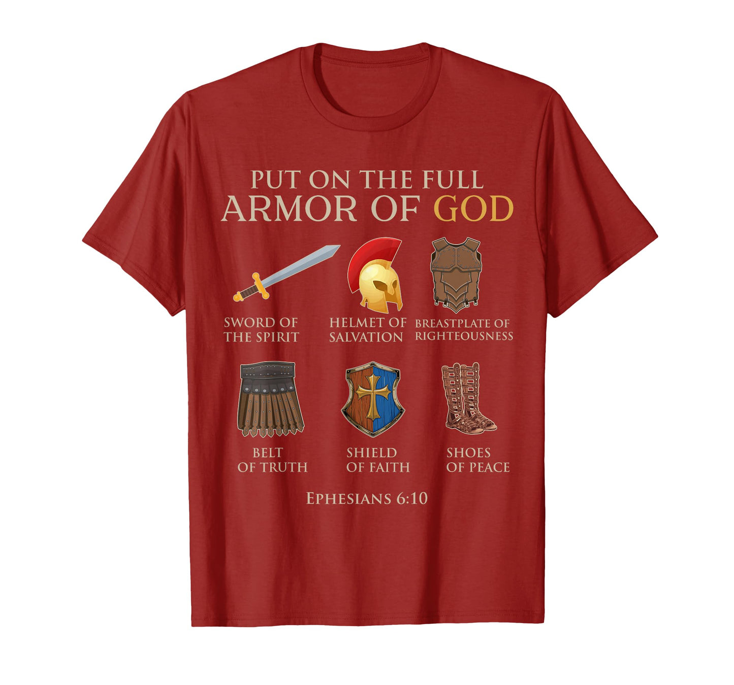 Toddler Boy Armor Of God Brother Son Men Kid Christian Jesus T-Shirt