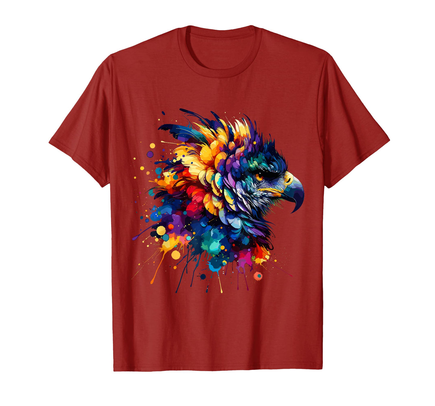 Colorful Splash Art Harpy Eagle Eagles T-Shirt