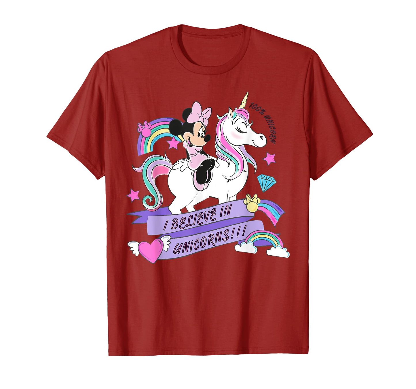 Disney Minnie Mouse Unicorn 100 Unicorn T-Shirt