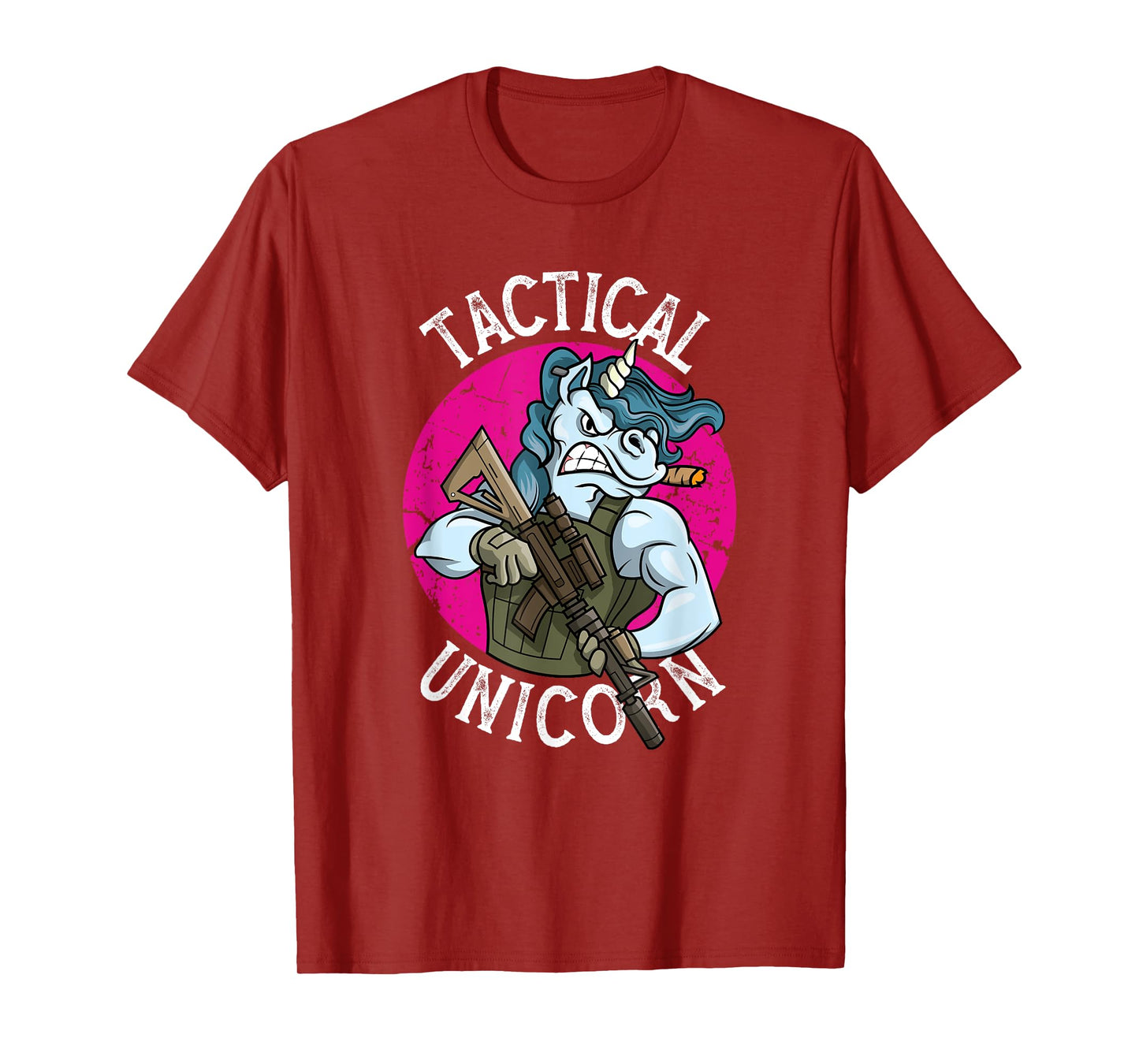 Funny Police Tactical Unicorn for Military Law Enforcement T-Shirt