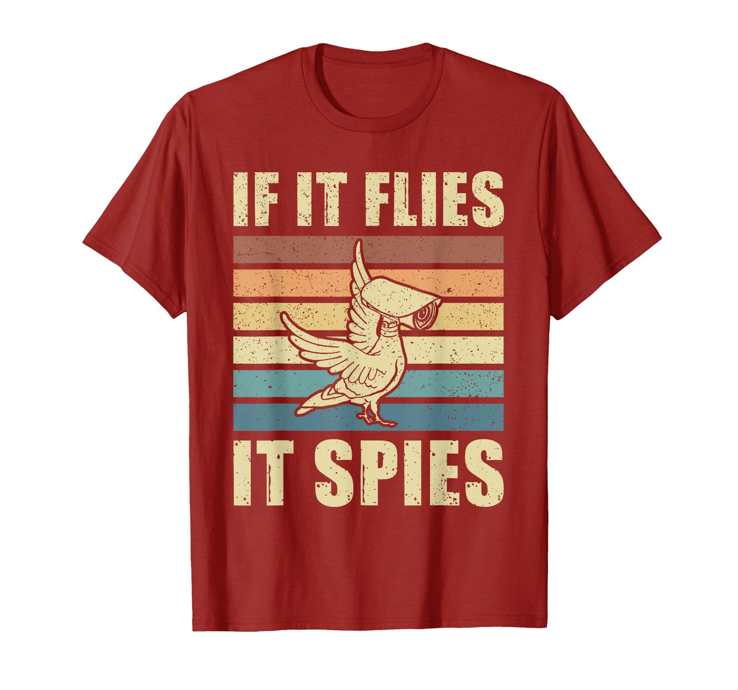 Conspiracy Theory Birds Aren’t Real, If It Flies It Spies T-Shirt