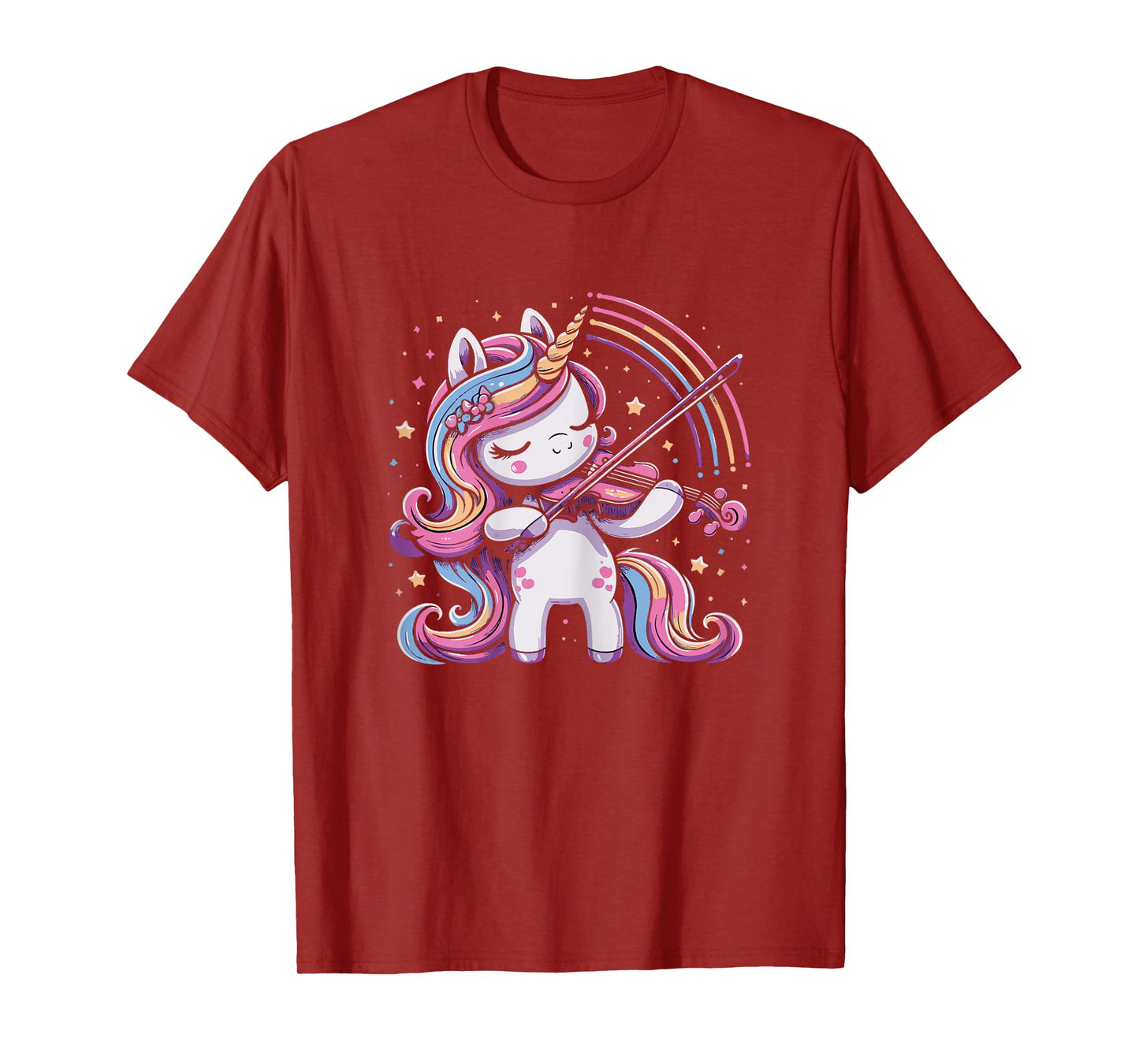 Unicorn Playing Violin Violinist Violin Player T-Shirt