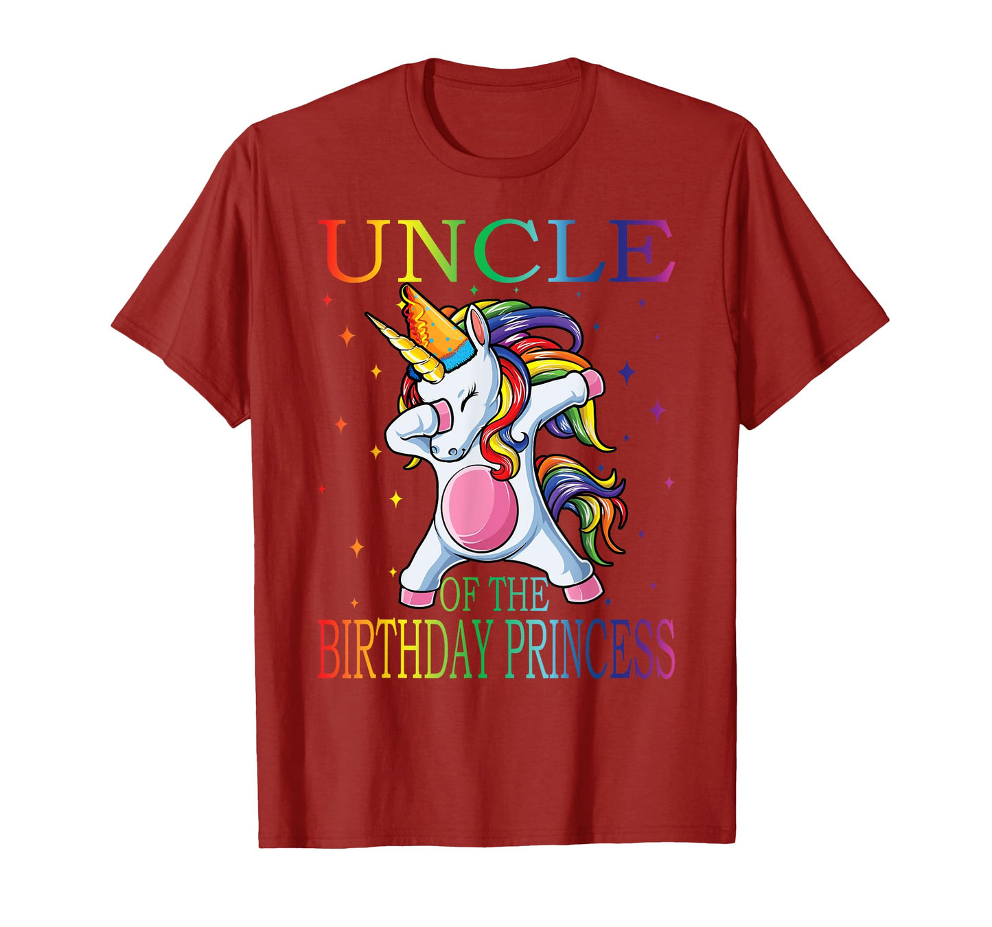Uncle Of The Birthday Princess Unicorn T-Shirt