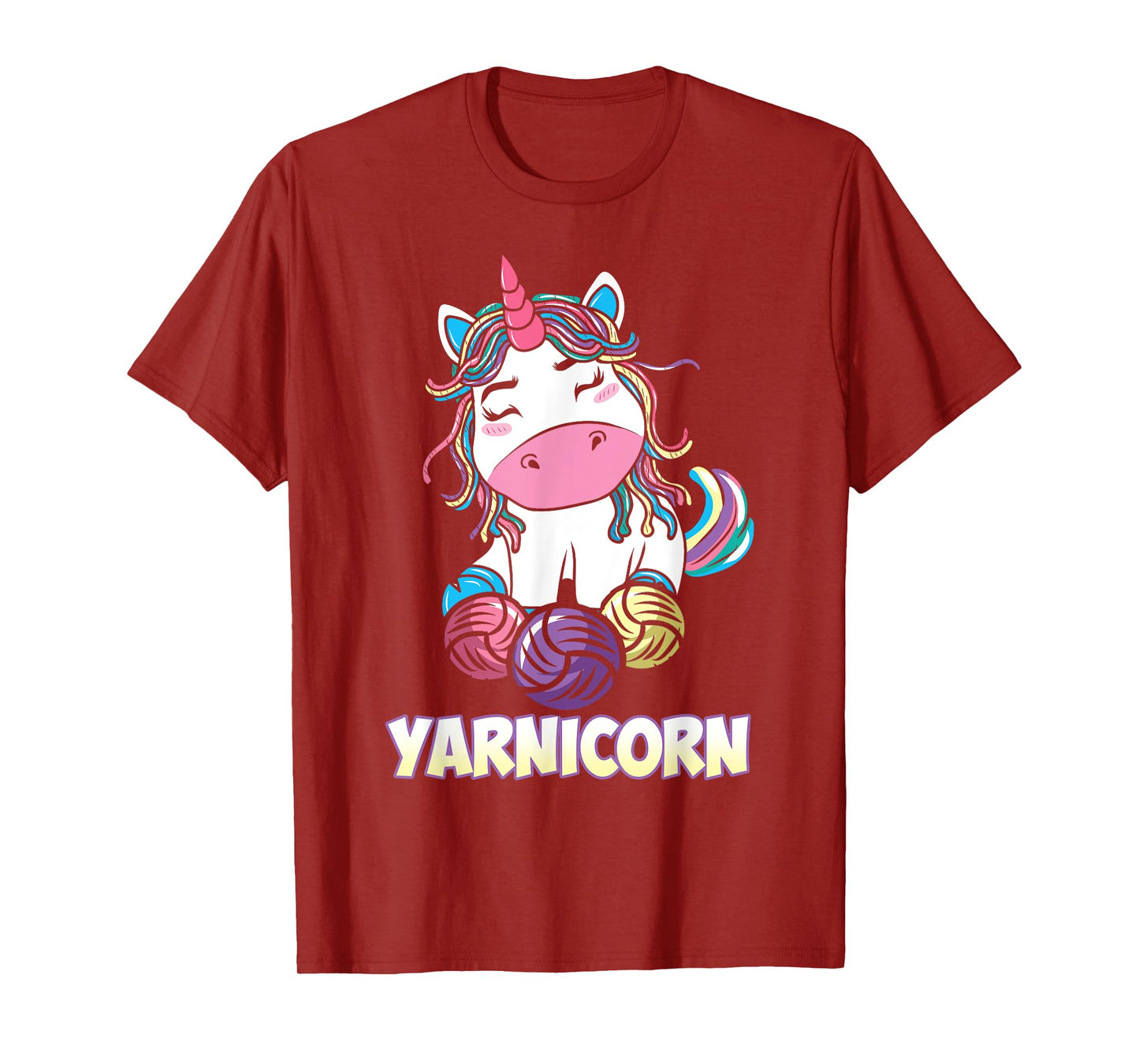 Yarnicorn Unicorn Yarn Art Knitting Lover T-Shirt