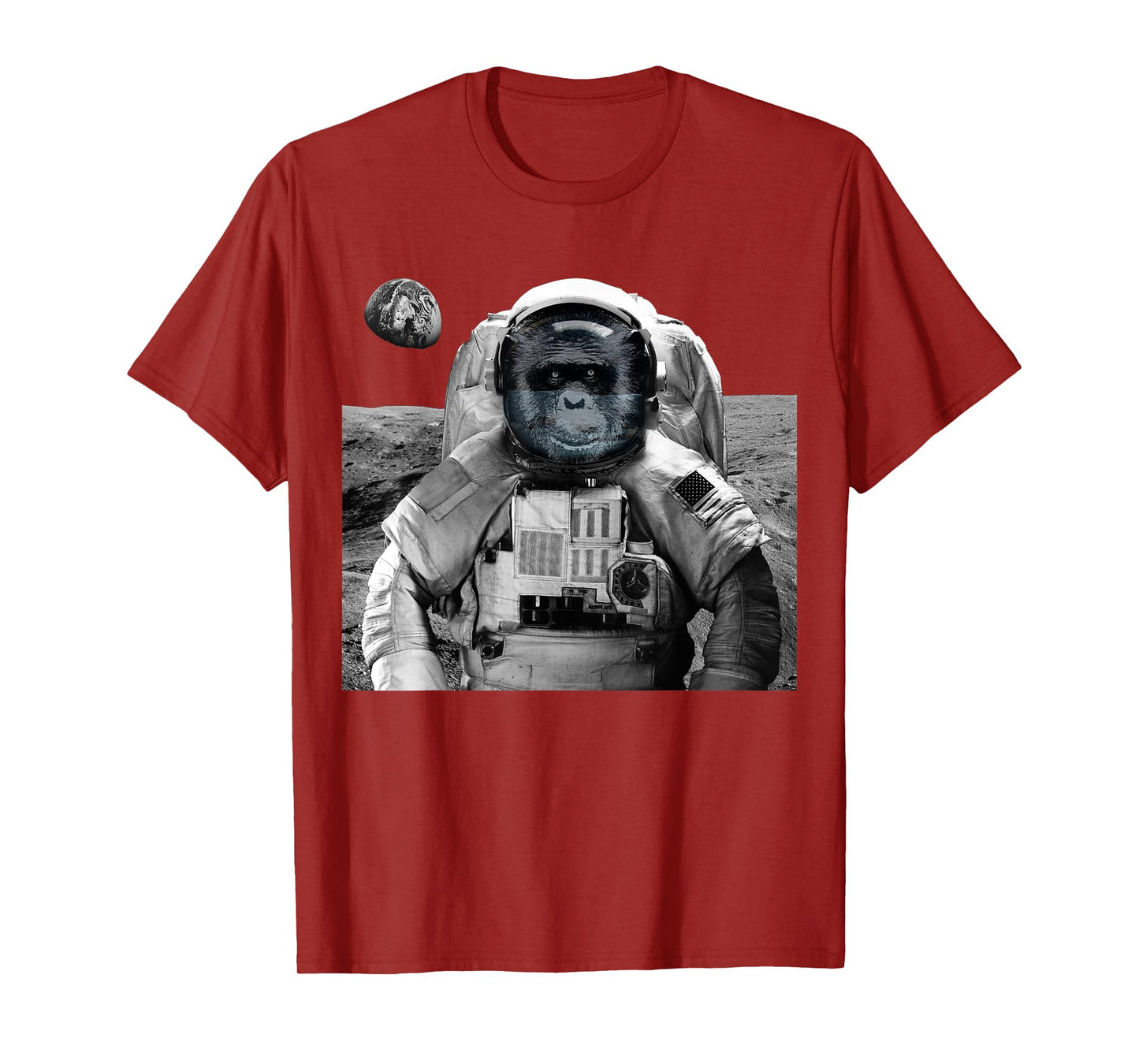Monkey Astronaut Ape Space Travel Chimpanzee Astronaut T-Shirt