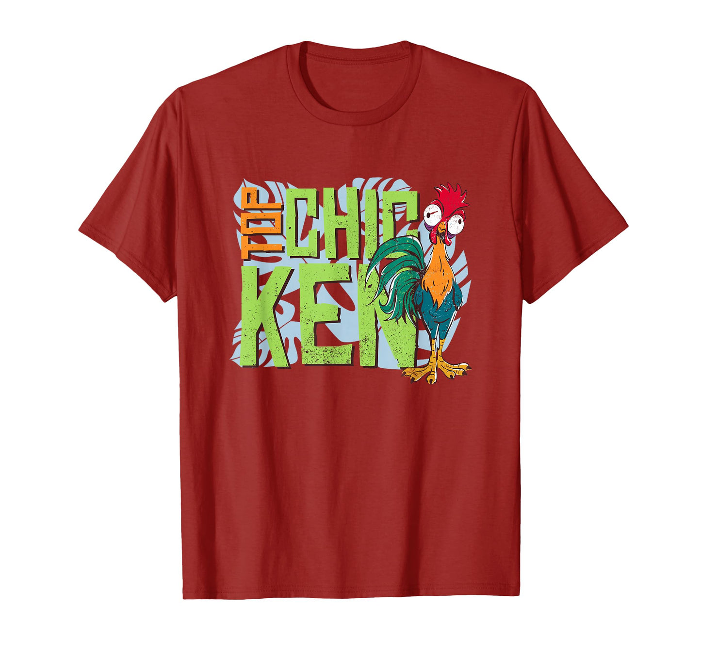 Disney Moana 2 Hei Hei Top Chicken Tropical Panel T-Shirt