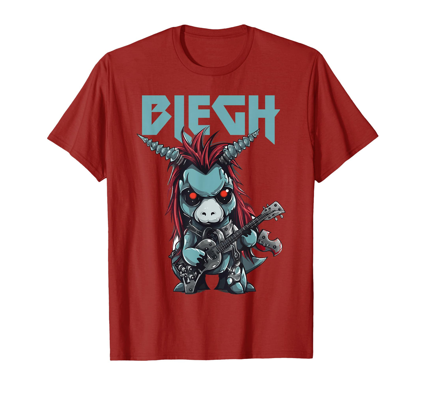 Blegh Heavy Metal Metalcore Unicorn T-Shirt