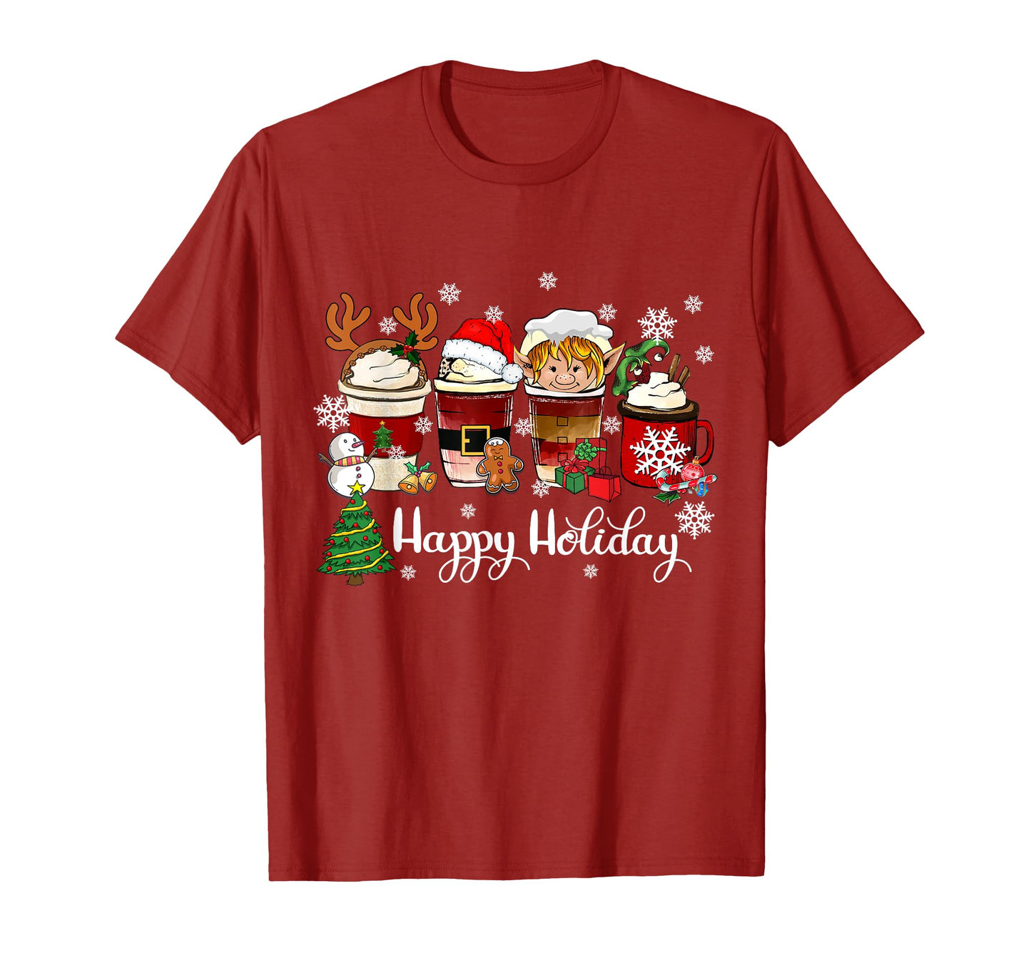 Christmas Coffee Xmas for Coffee Lover Christmas 2025 T-Shirt