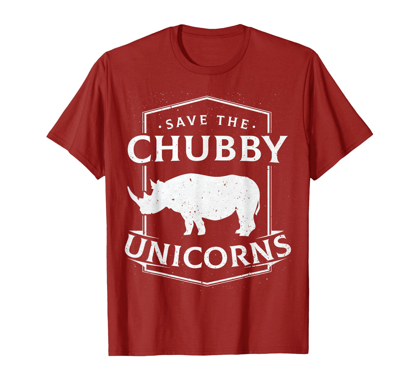 Save The Chubby Unicorns T-Shirt Gift Unicorn Rhino Shirt T-Shirt