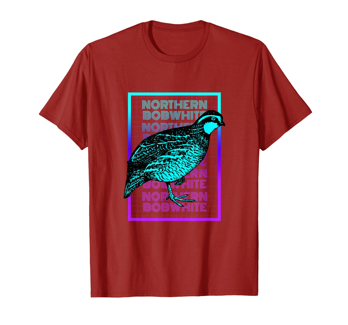 Northern Bobwhite Bird Vintage Retro Northern Bobwhite T-Shirt
