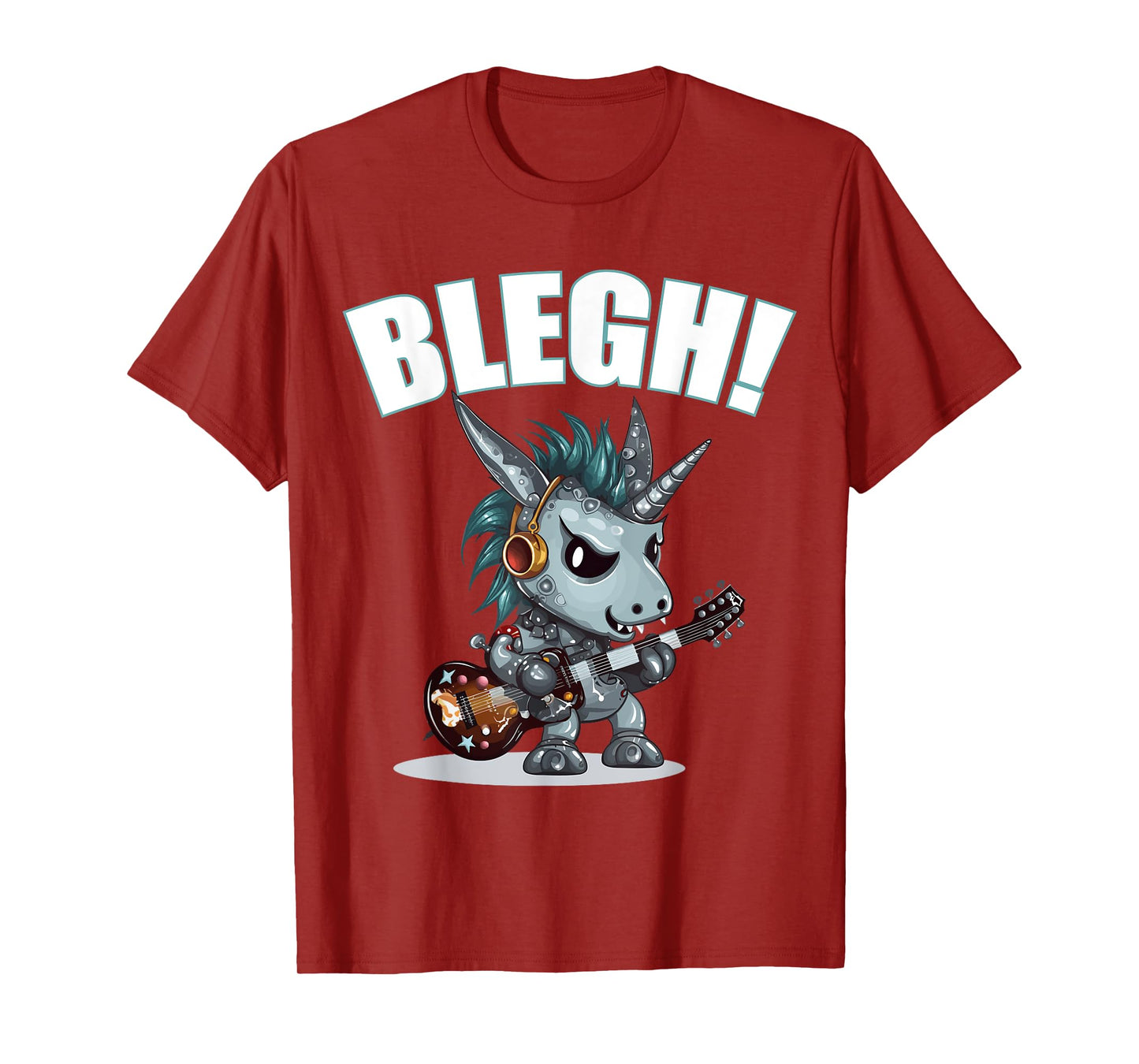 Blegh Heavy Metal Metalcore Unicorn T-Shirt