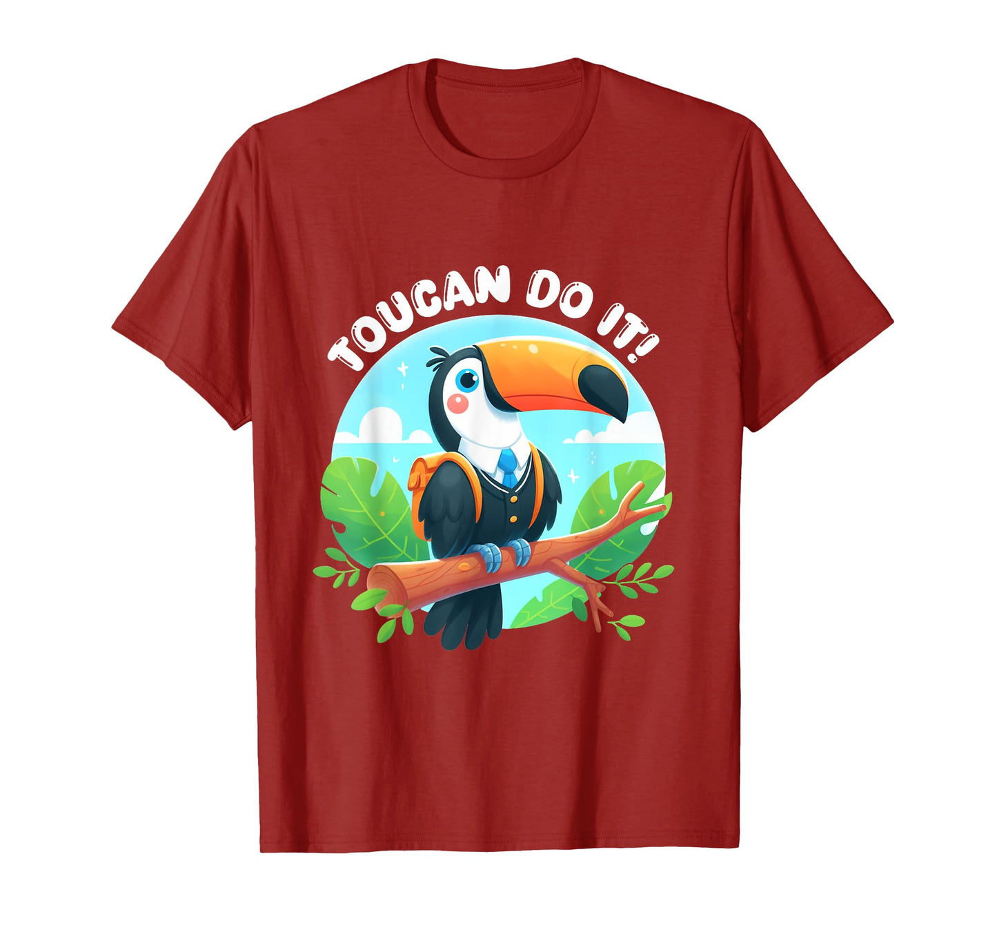 Toucan Dot It Cute Toucan Bird Test Day Test Teacher Student T-Shirt