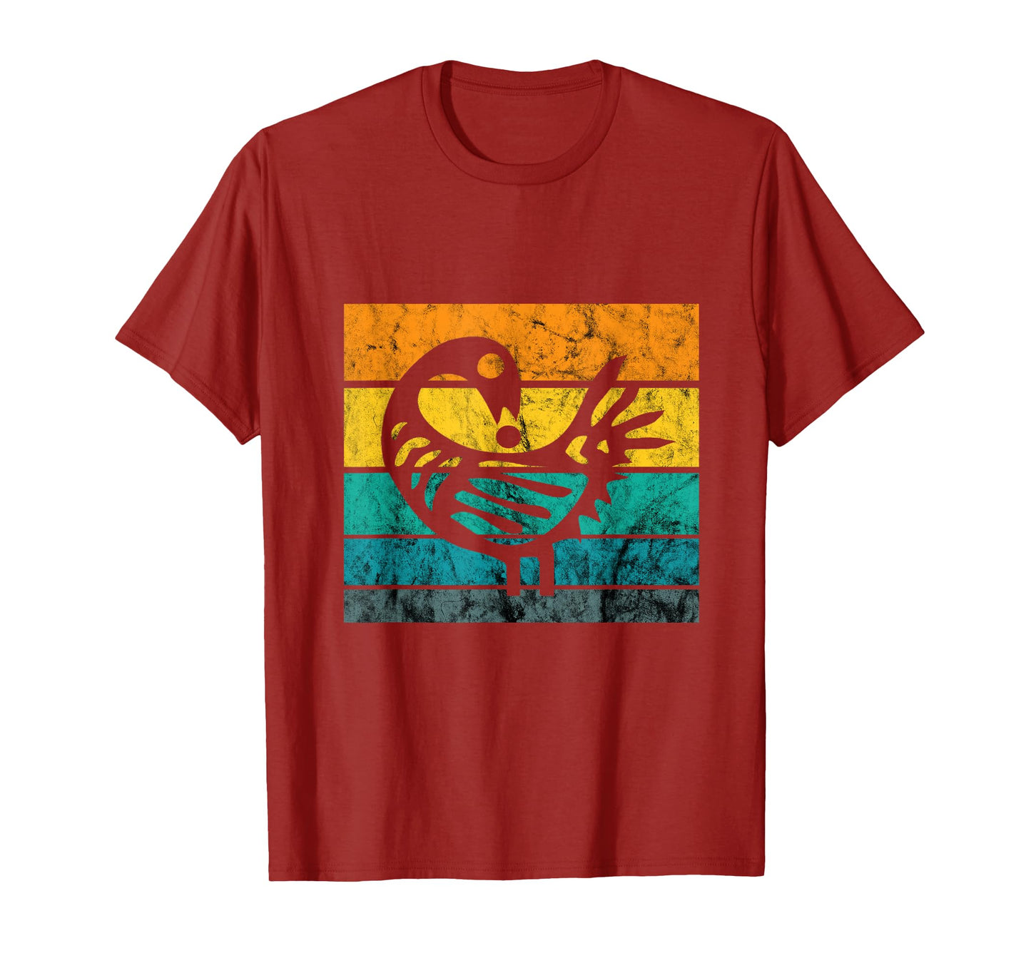 Sankofa Retro Vintage Learn From The Past African Bird T-Shirt