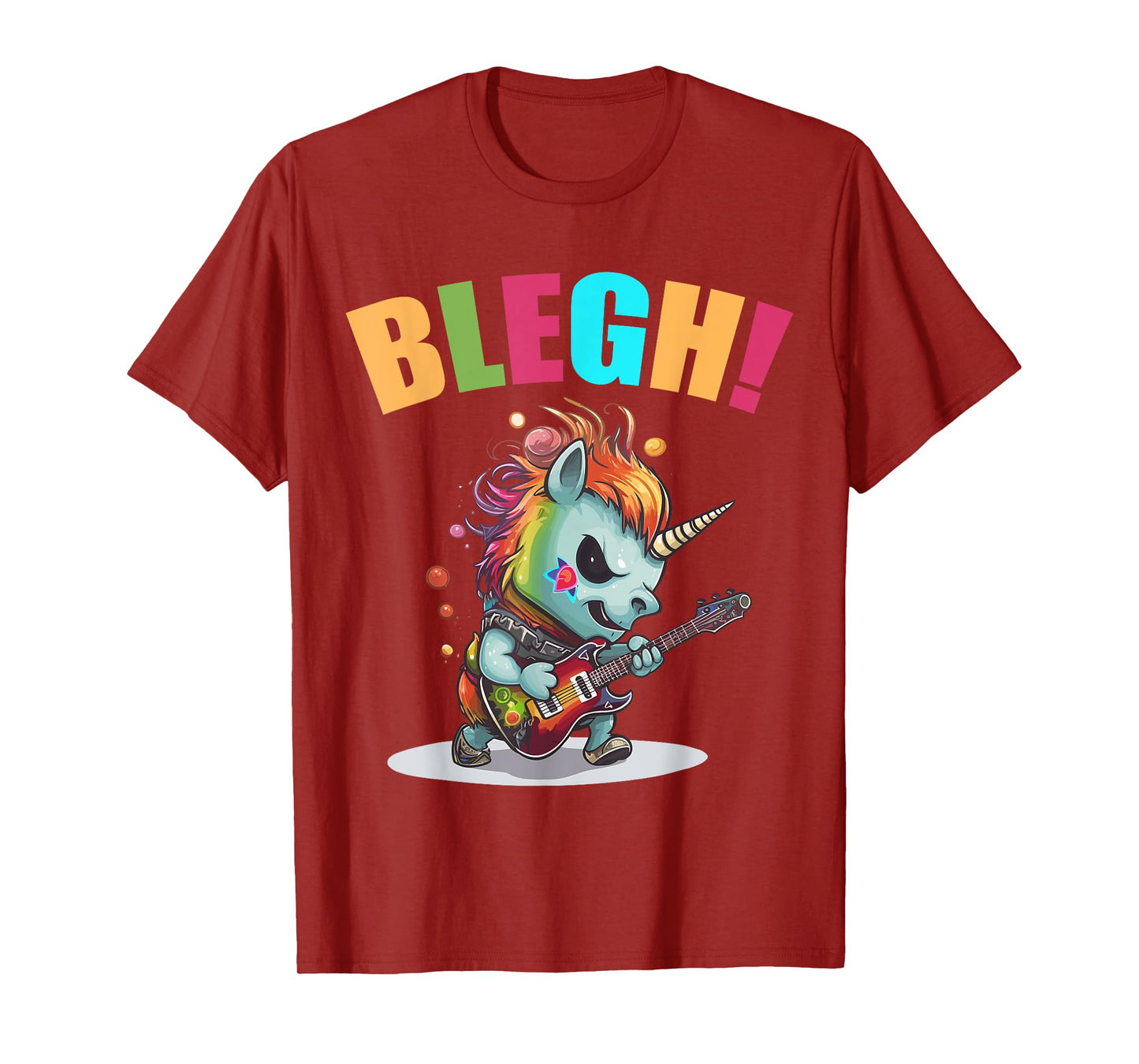 Blegh Heavy Metal Metalcore Unicorn T-Shirt