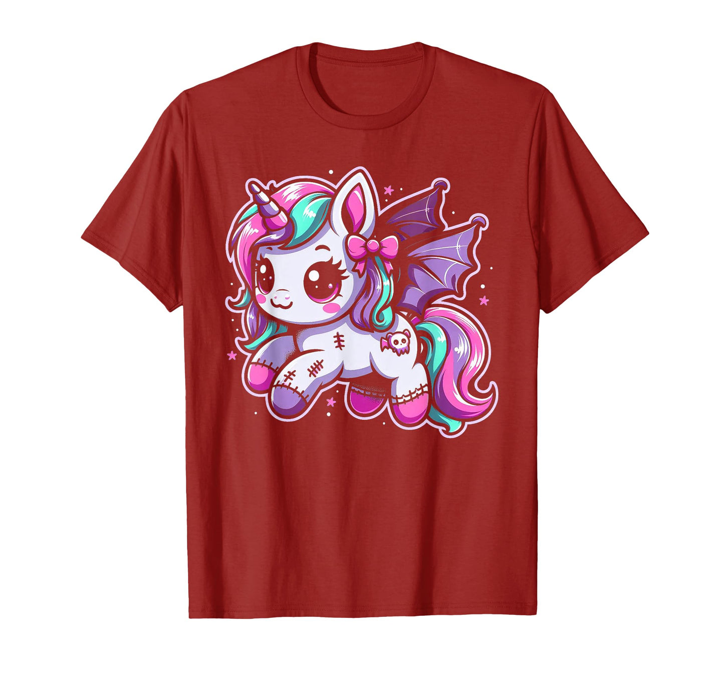 Pastel Goth Unicorn Kawaii Creepy Cute Aesthetic Art T-Shirt